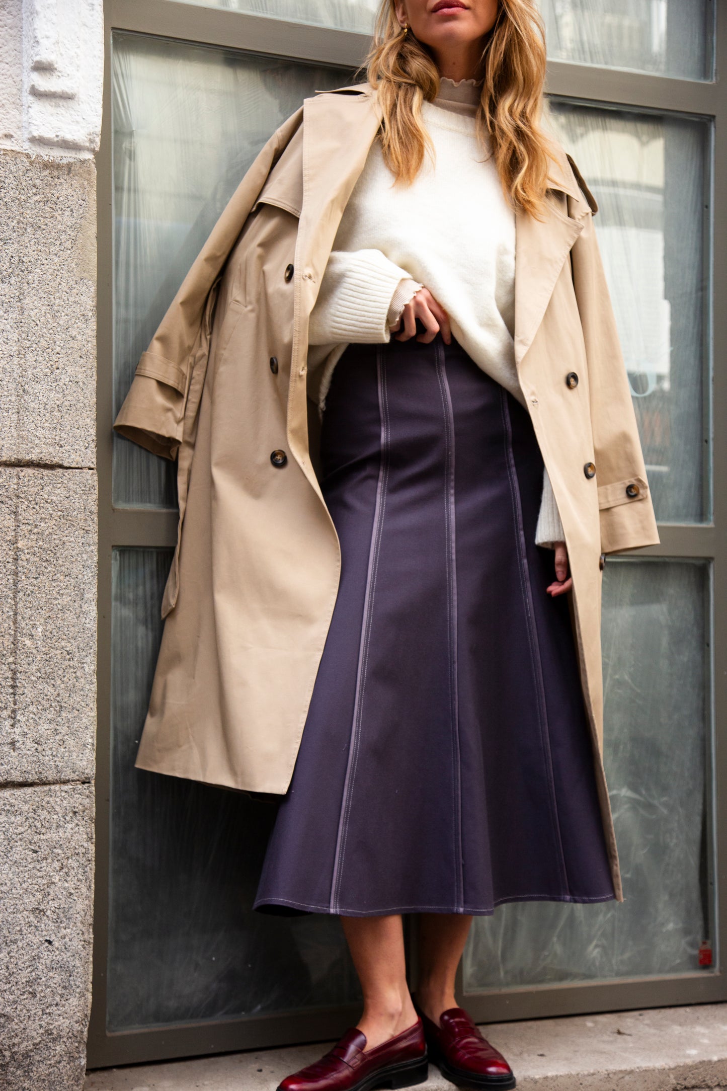 Prim Skirt Purple
