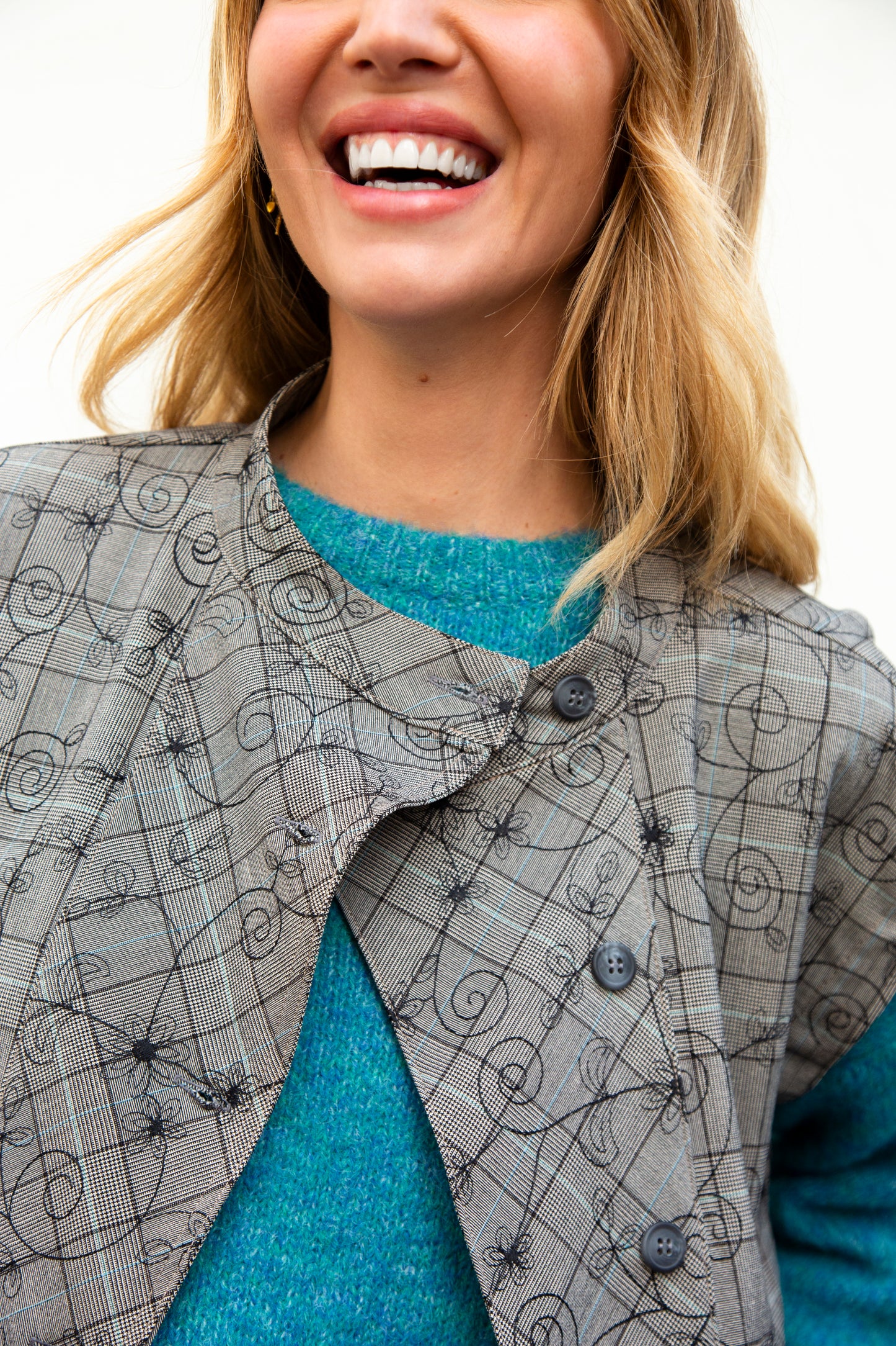 San Mateo Vest Grey