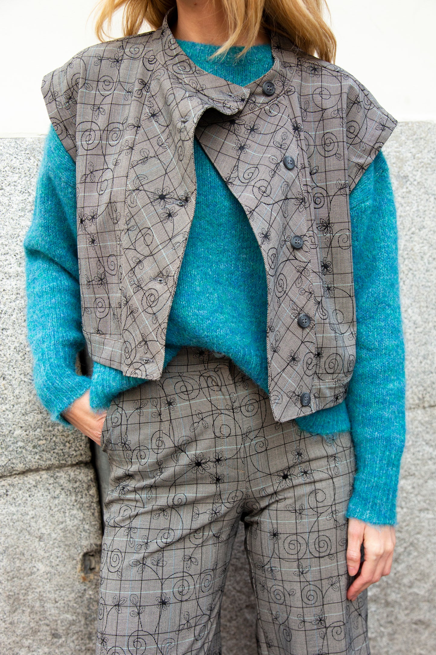 San Mateo Vest Grey
