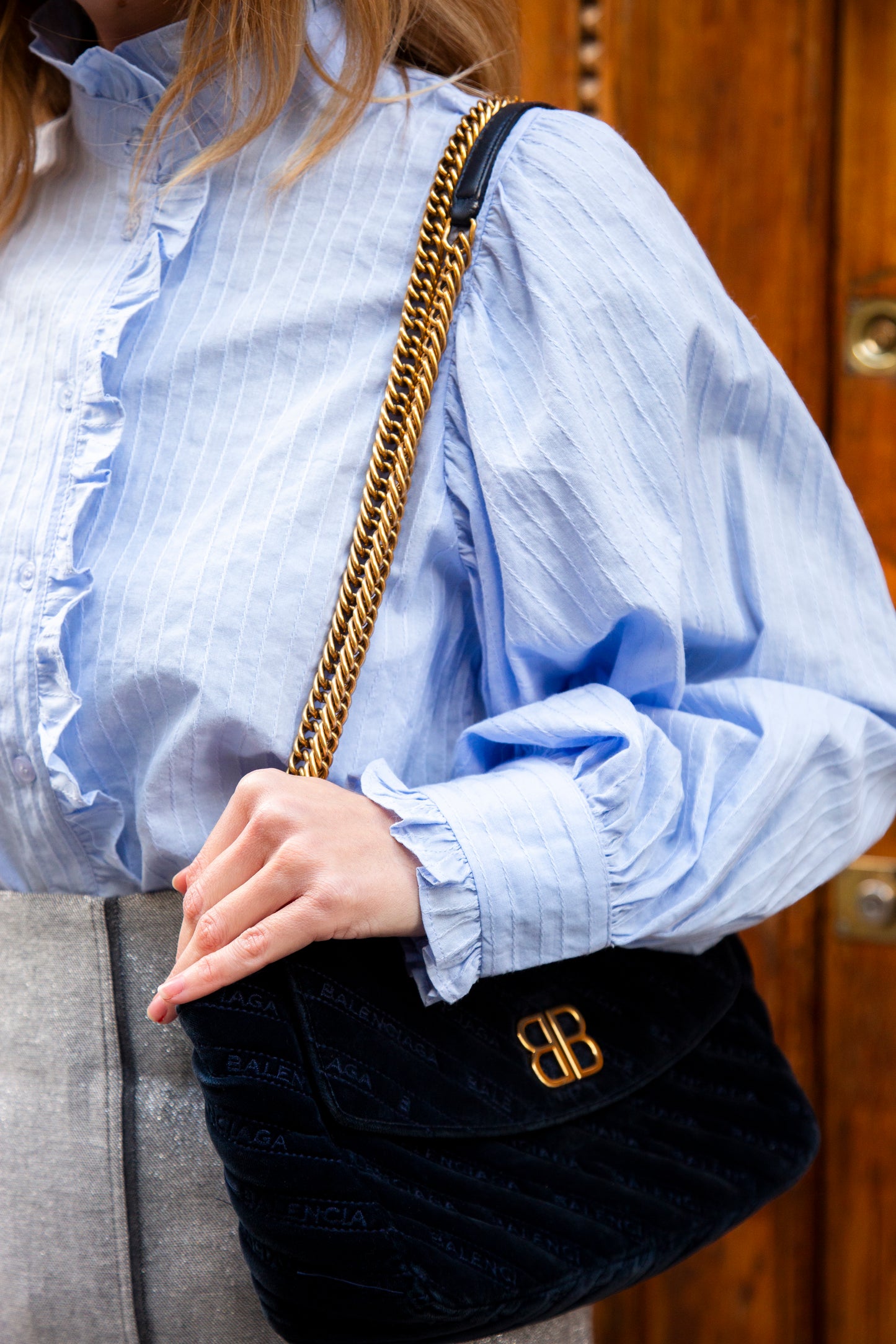Bárbara de Braganza Shirt Blue