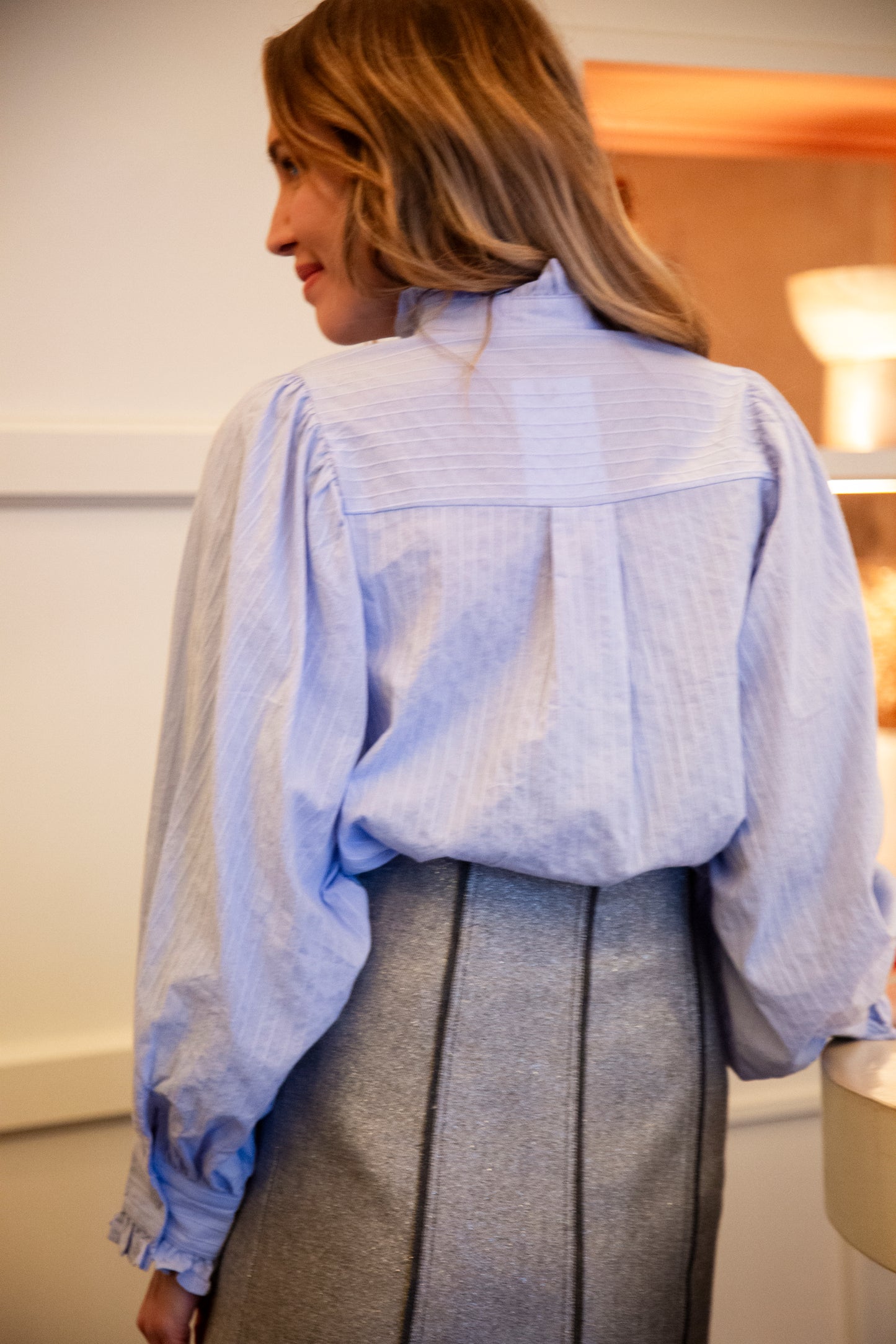Bárbara de Braganza Shirt Blue