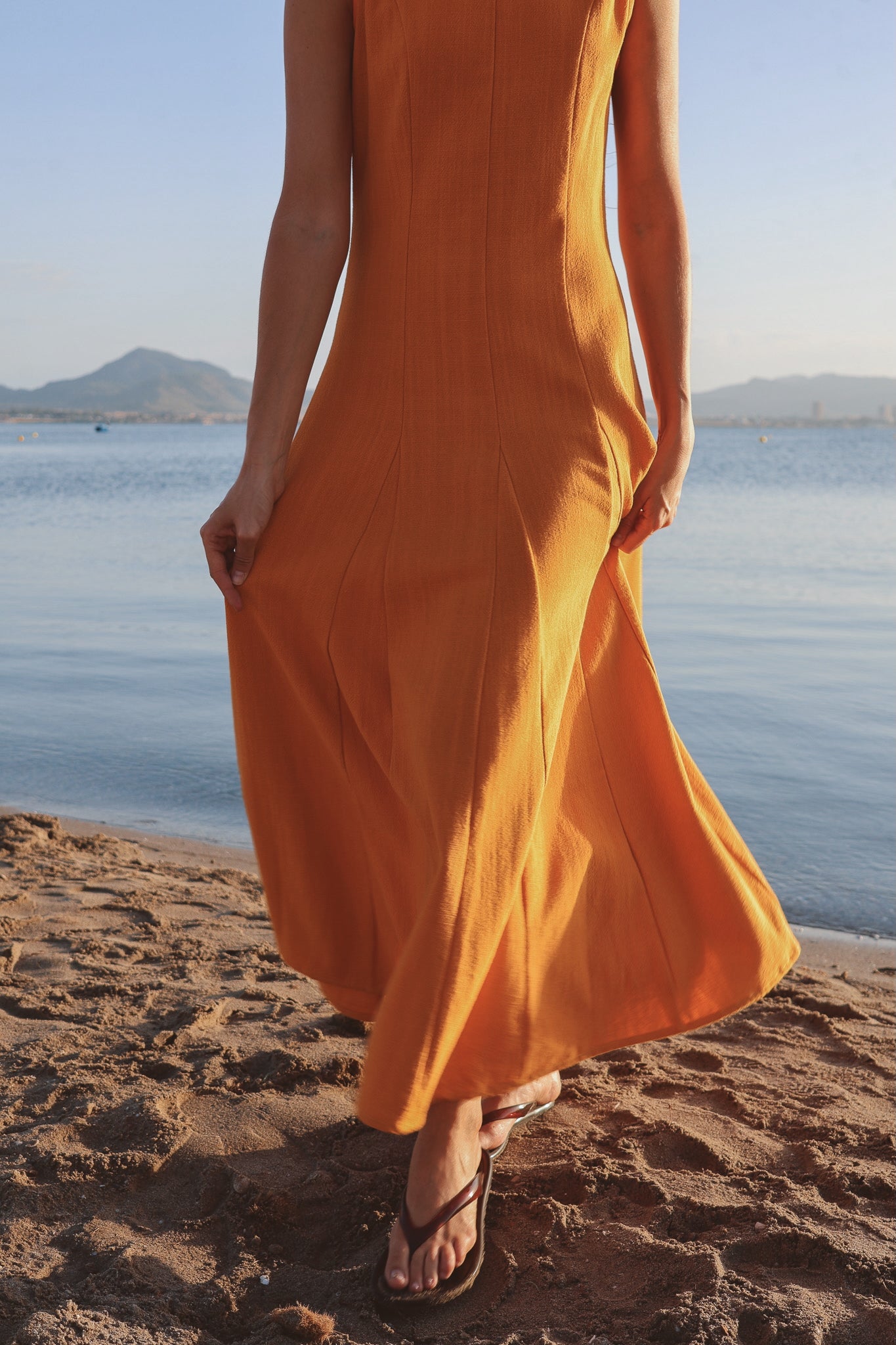 Vestido Agrume Laranja
