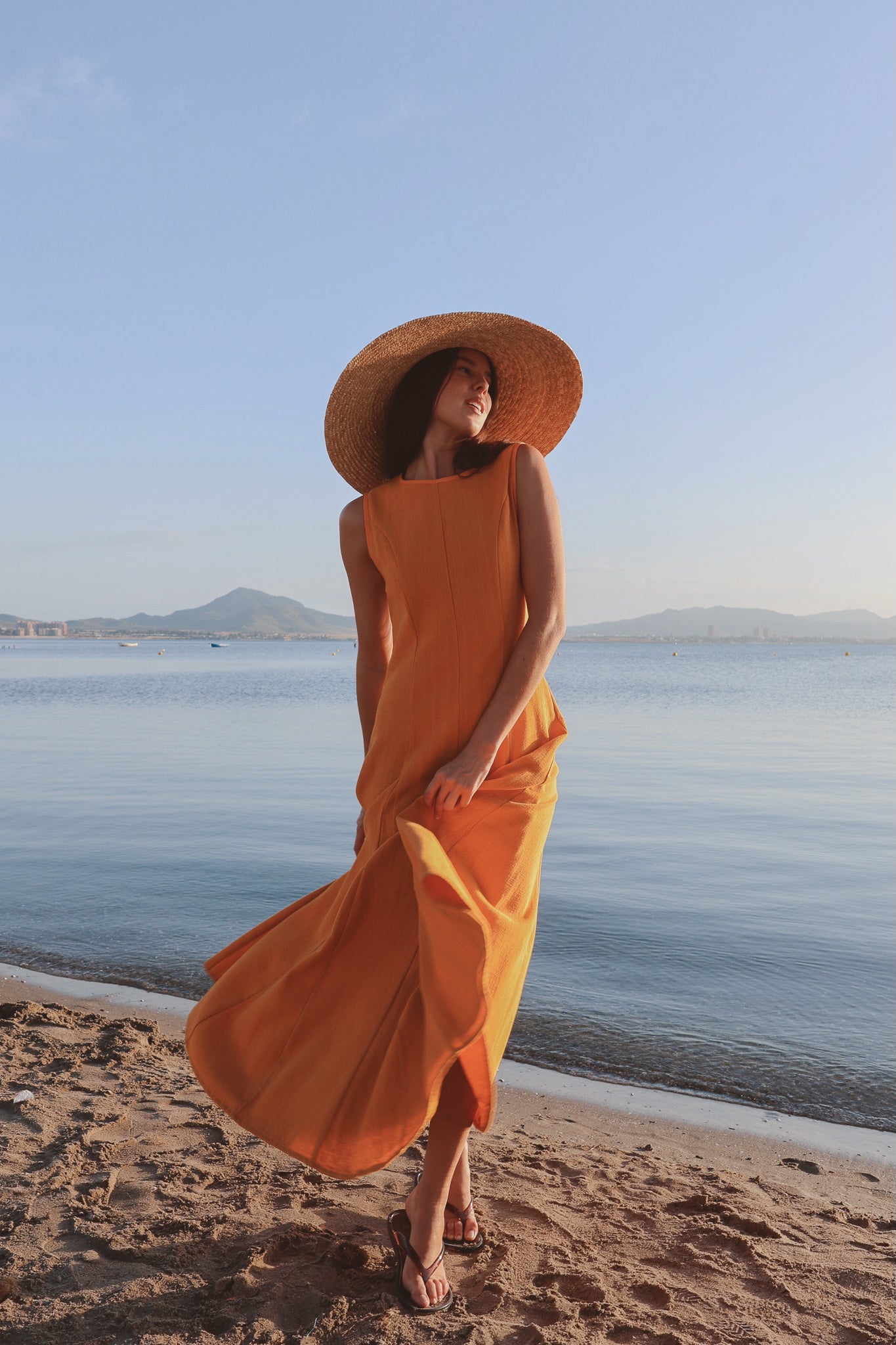 Vestido Agrume Laranja