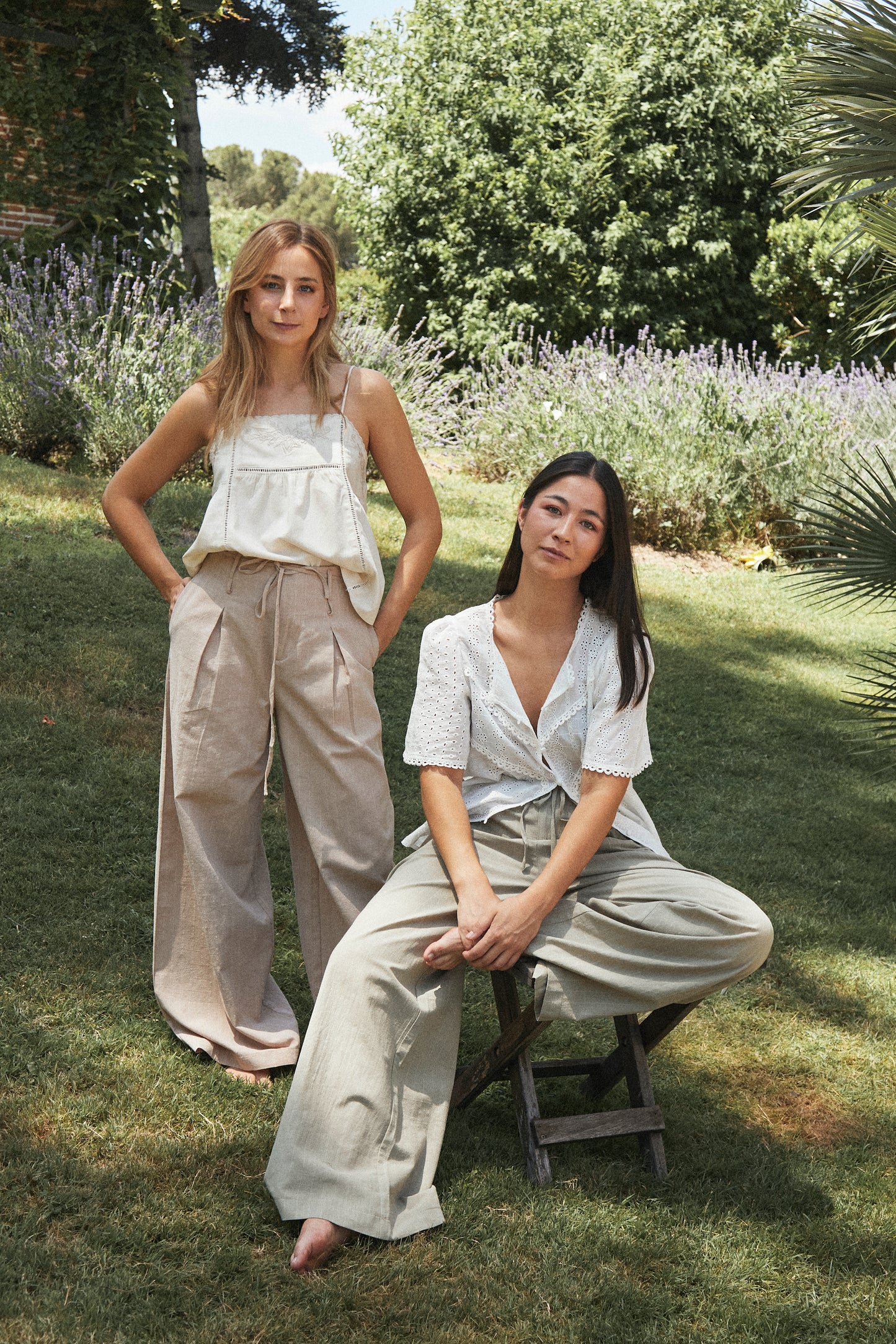 Cañonero Stripe Pants Beige