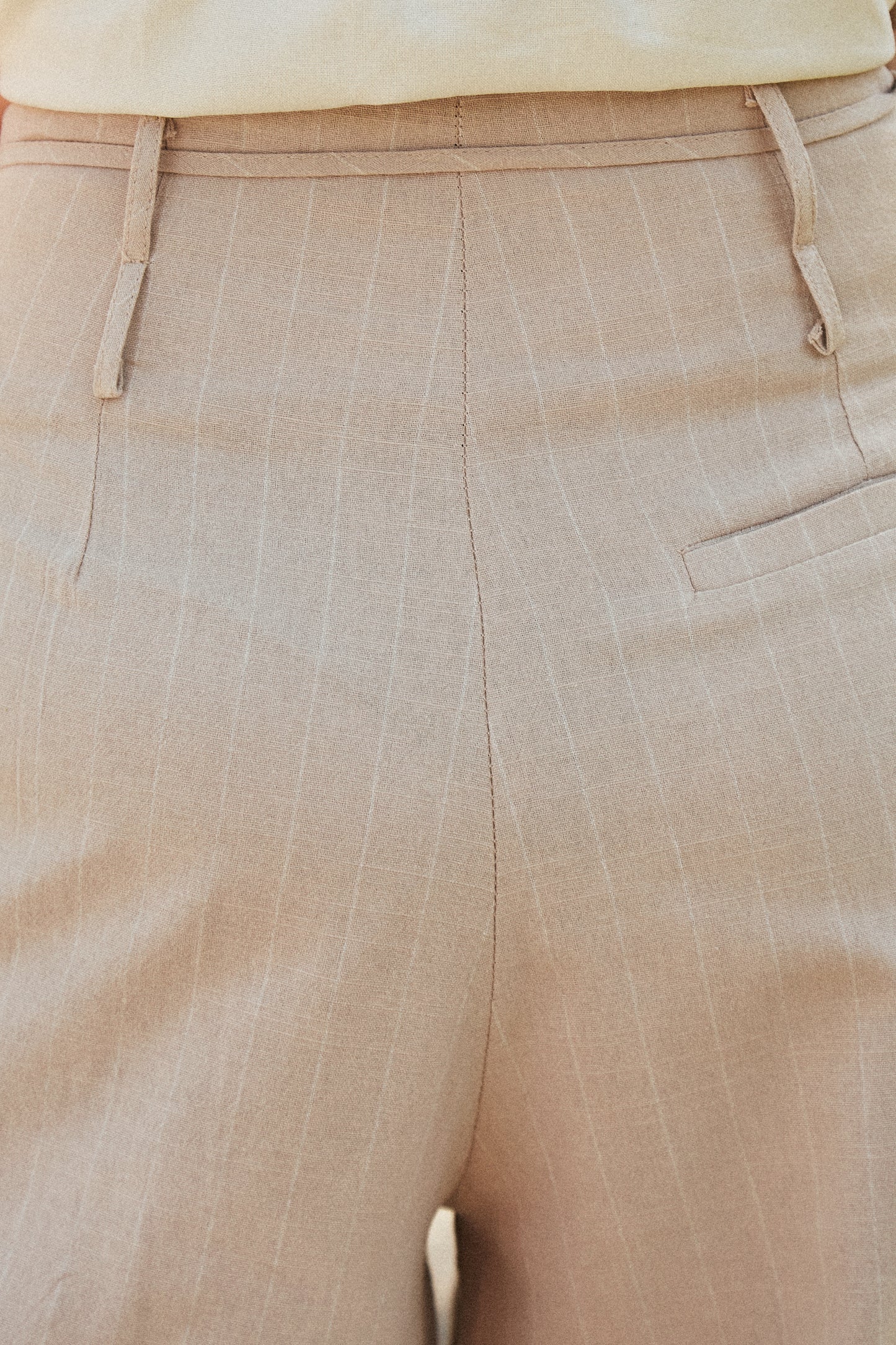 Cañonero Stripe Pants Beige