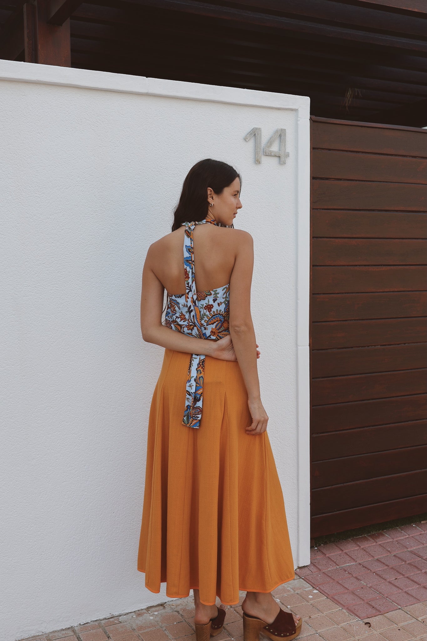 Falda Ora D`Oro Naranja