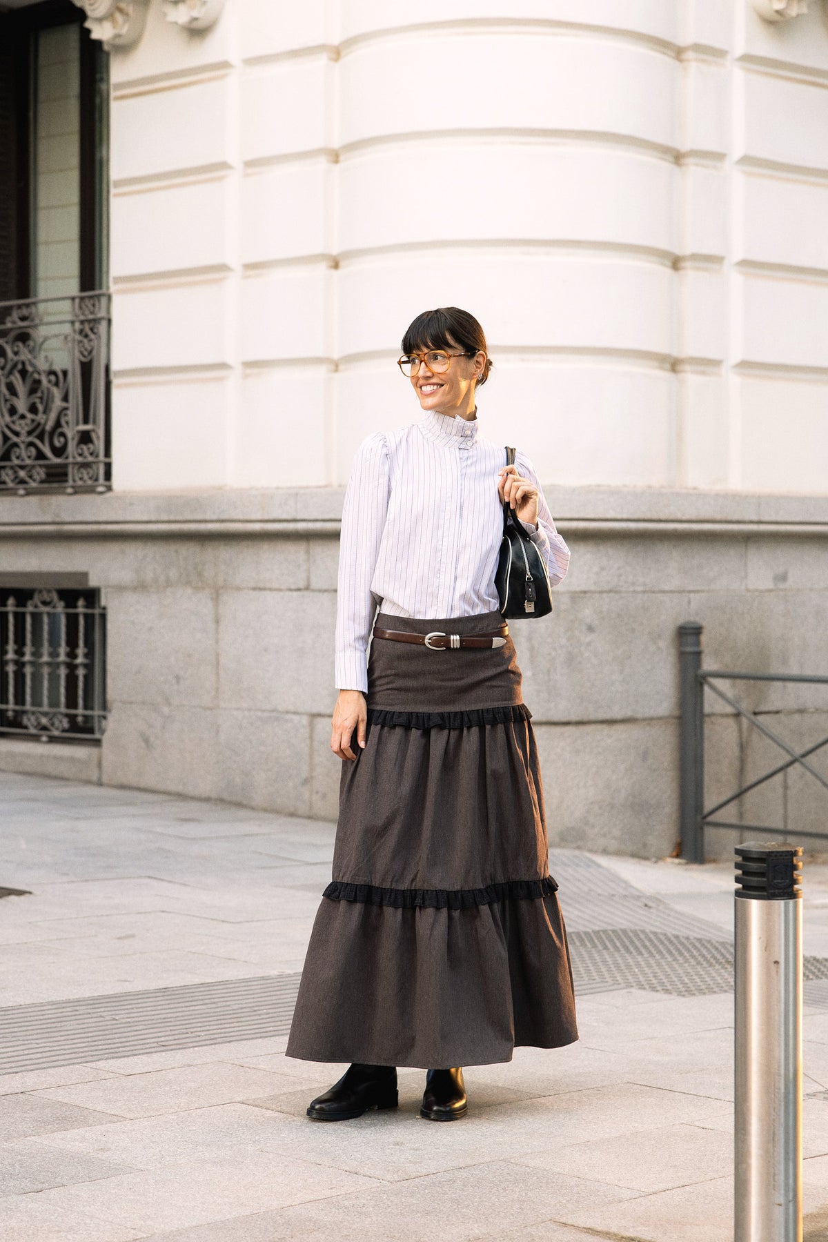 Falda Francesca Marrón