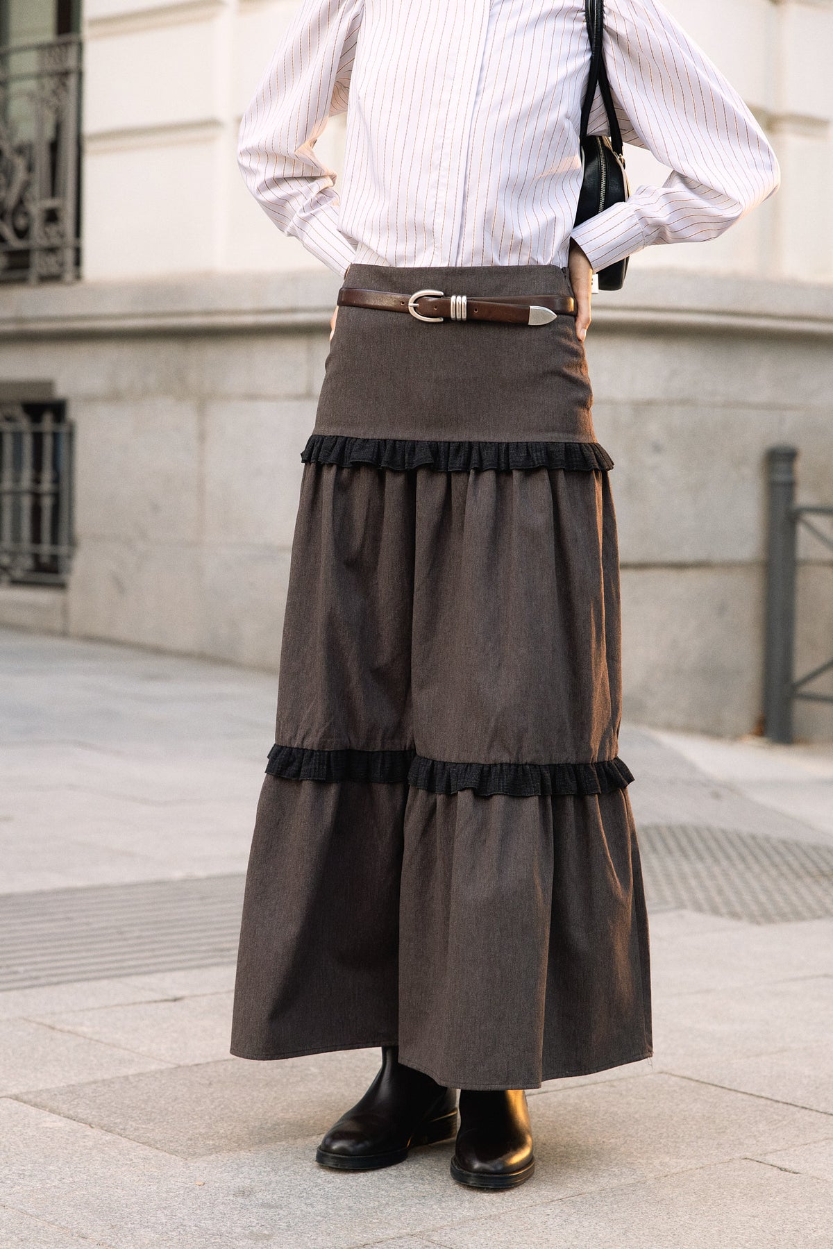 Falda Francesca Marrón