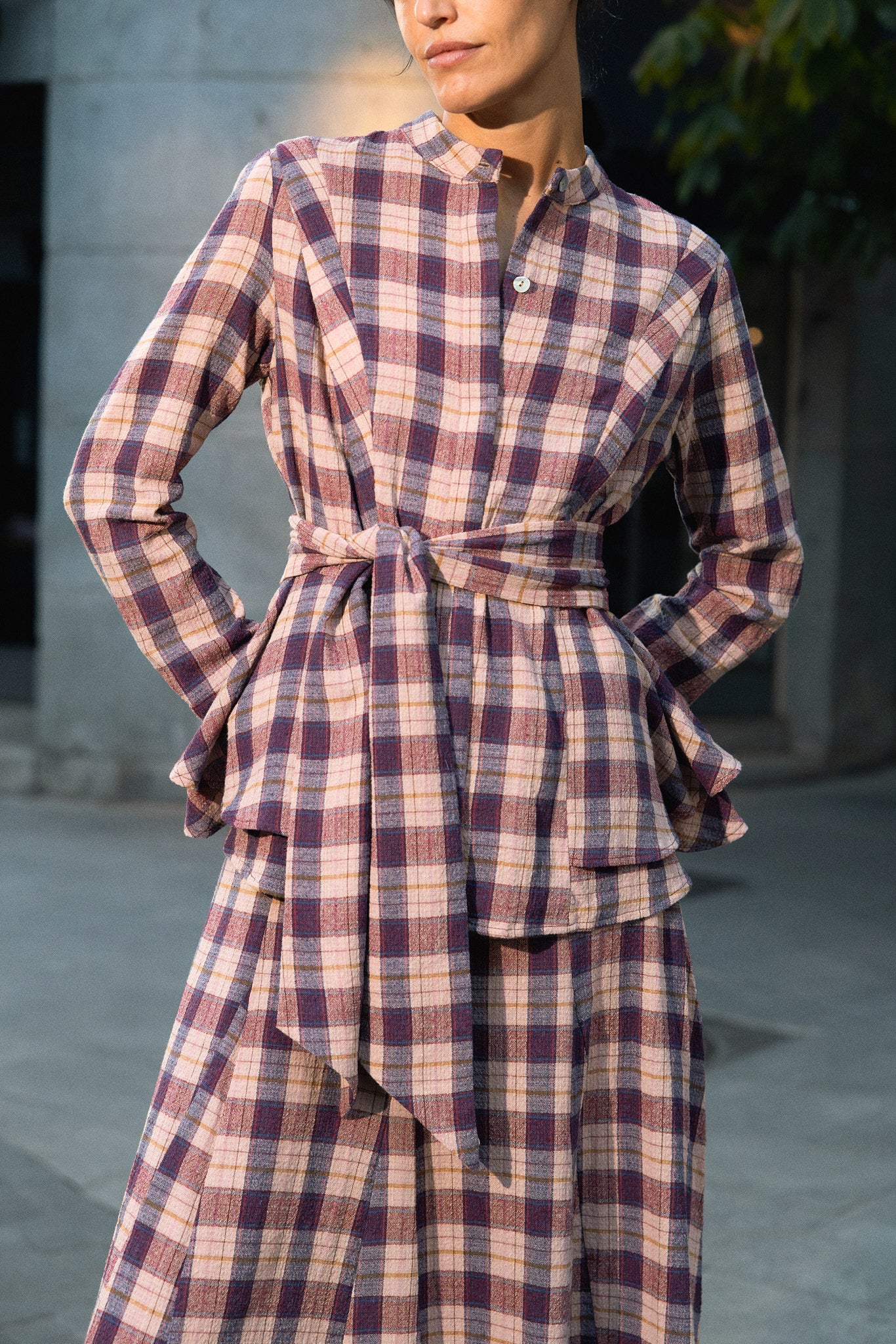Blusa Chloé Cuadros