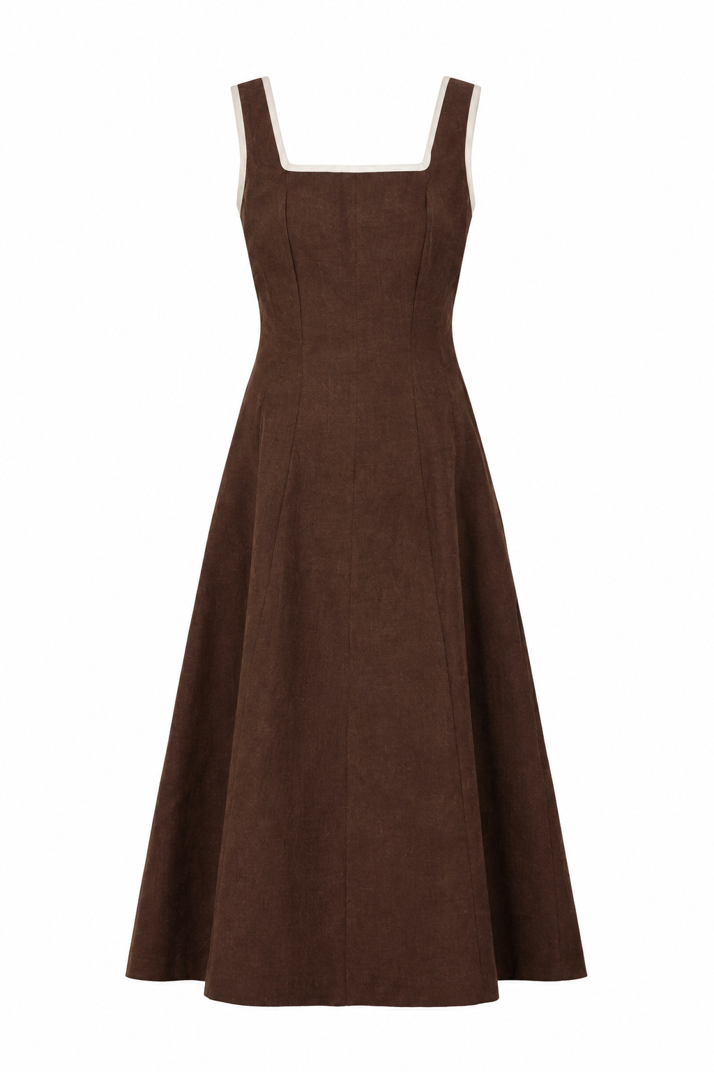 Vestido Valerie Paneles Burdeos