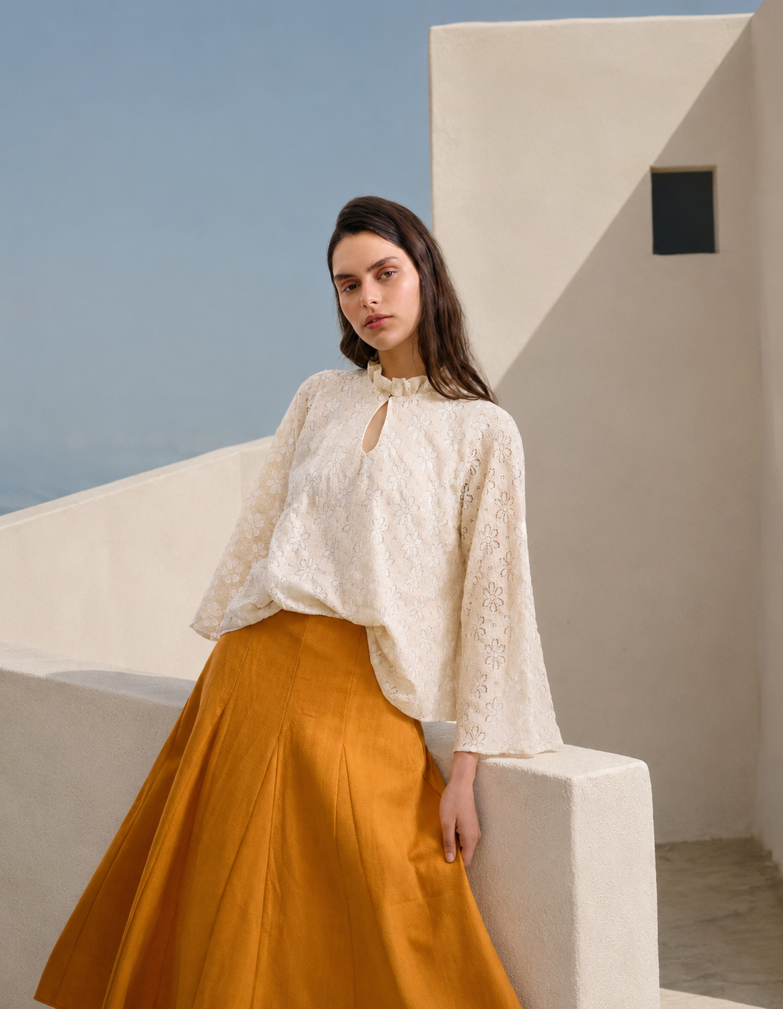 Falda Ora D`Oro Naranja