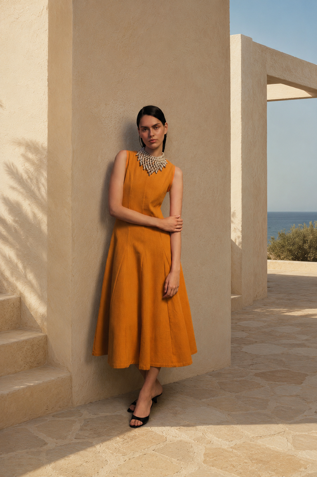 Vestido Agrume Naranja