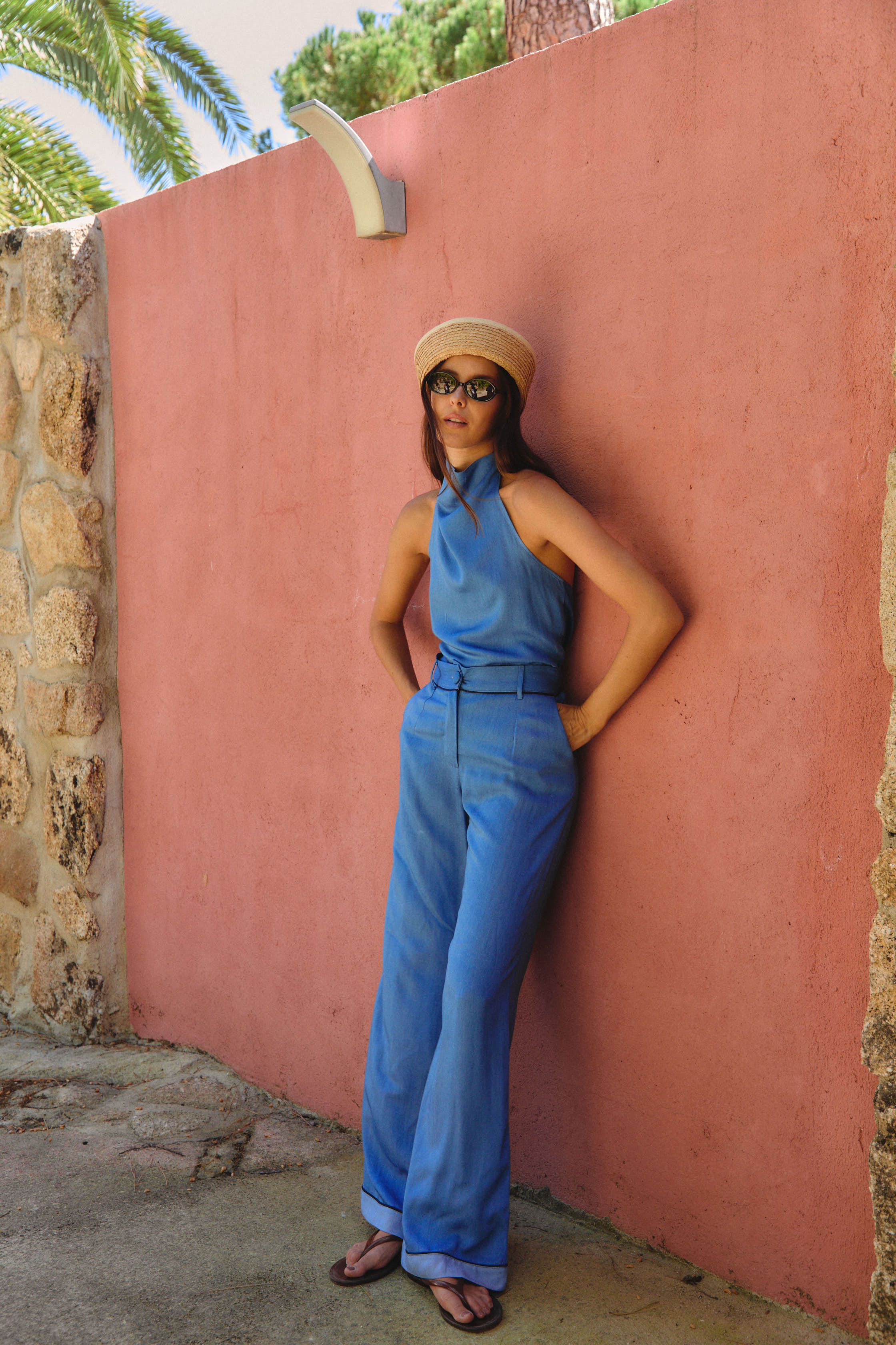 Laurel Denim Blue Pants