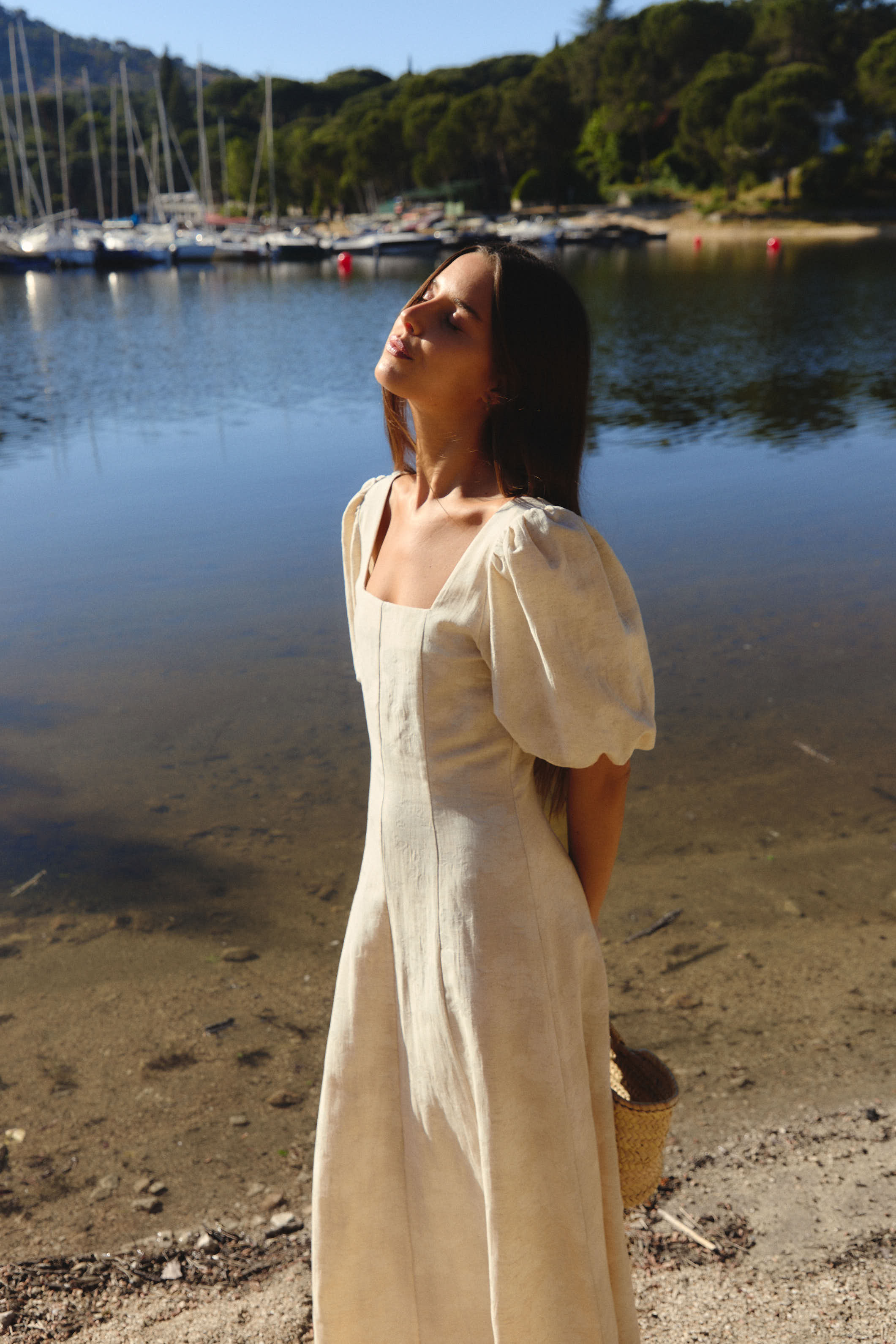 Vestido Roma Estampado Beige