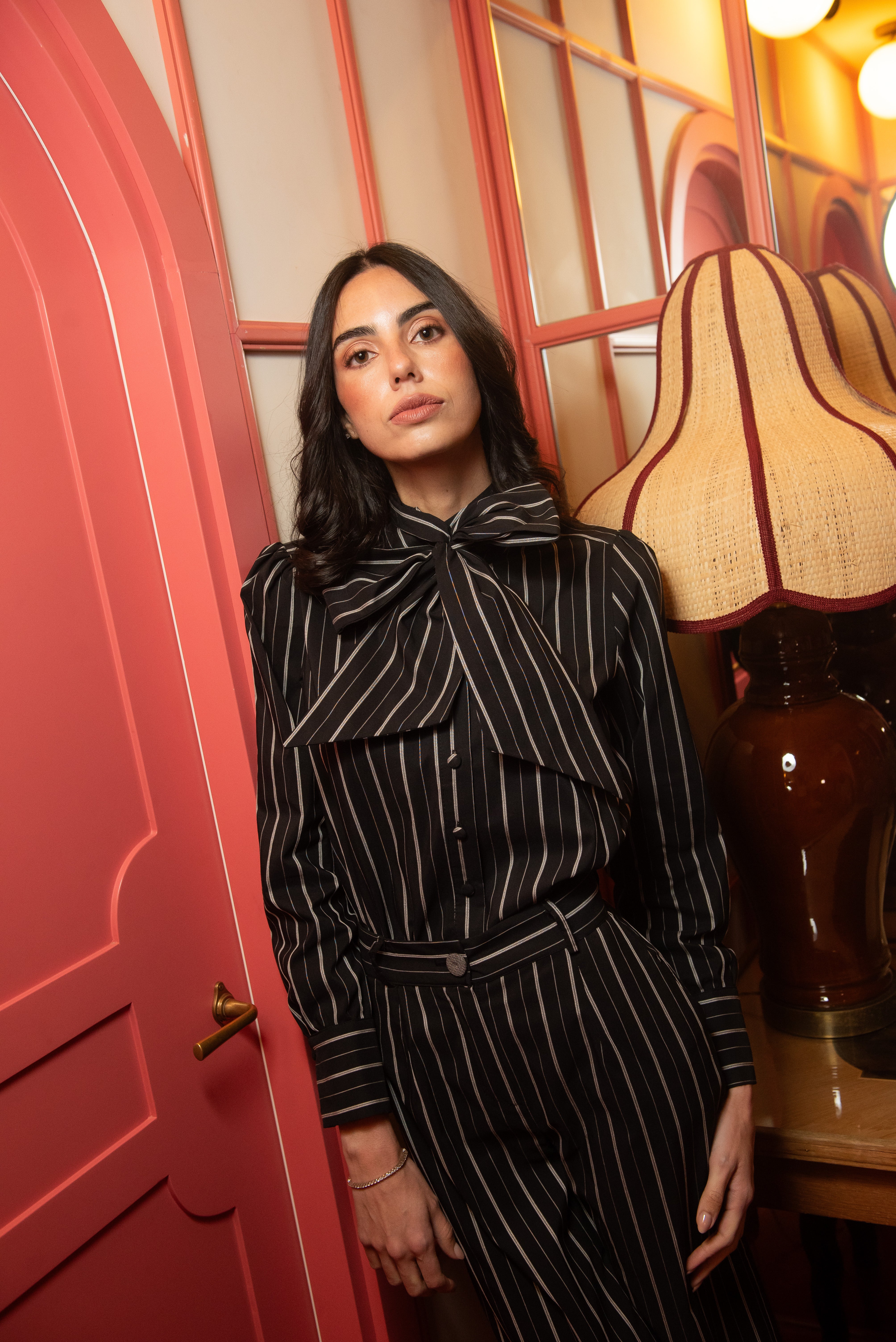 Blusa Warmth Rayas Blanco y Negro