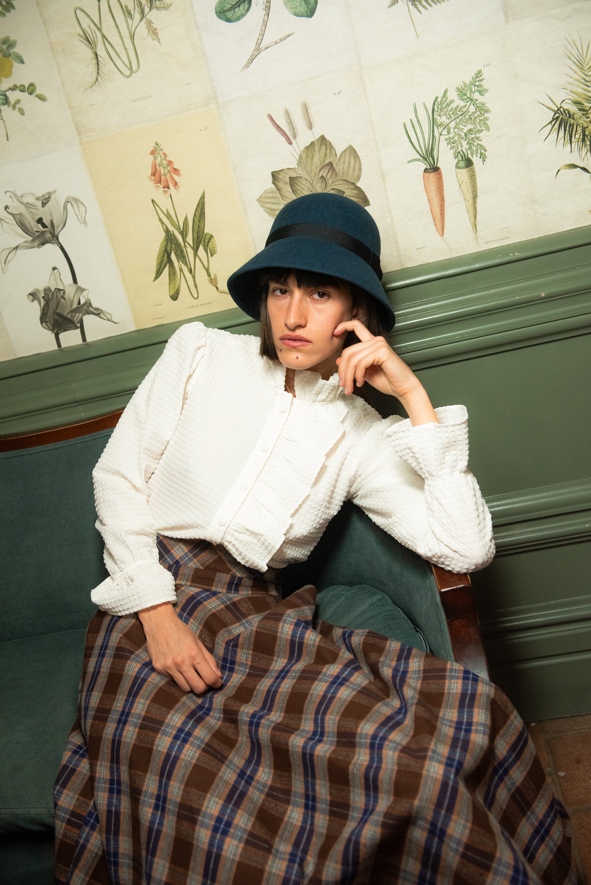 Blusa Valdora Volantes Blanca