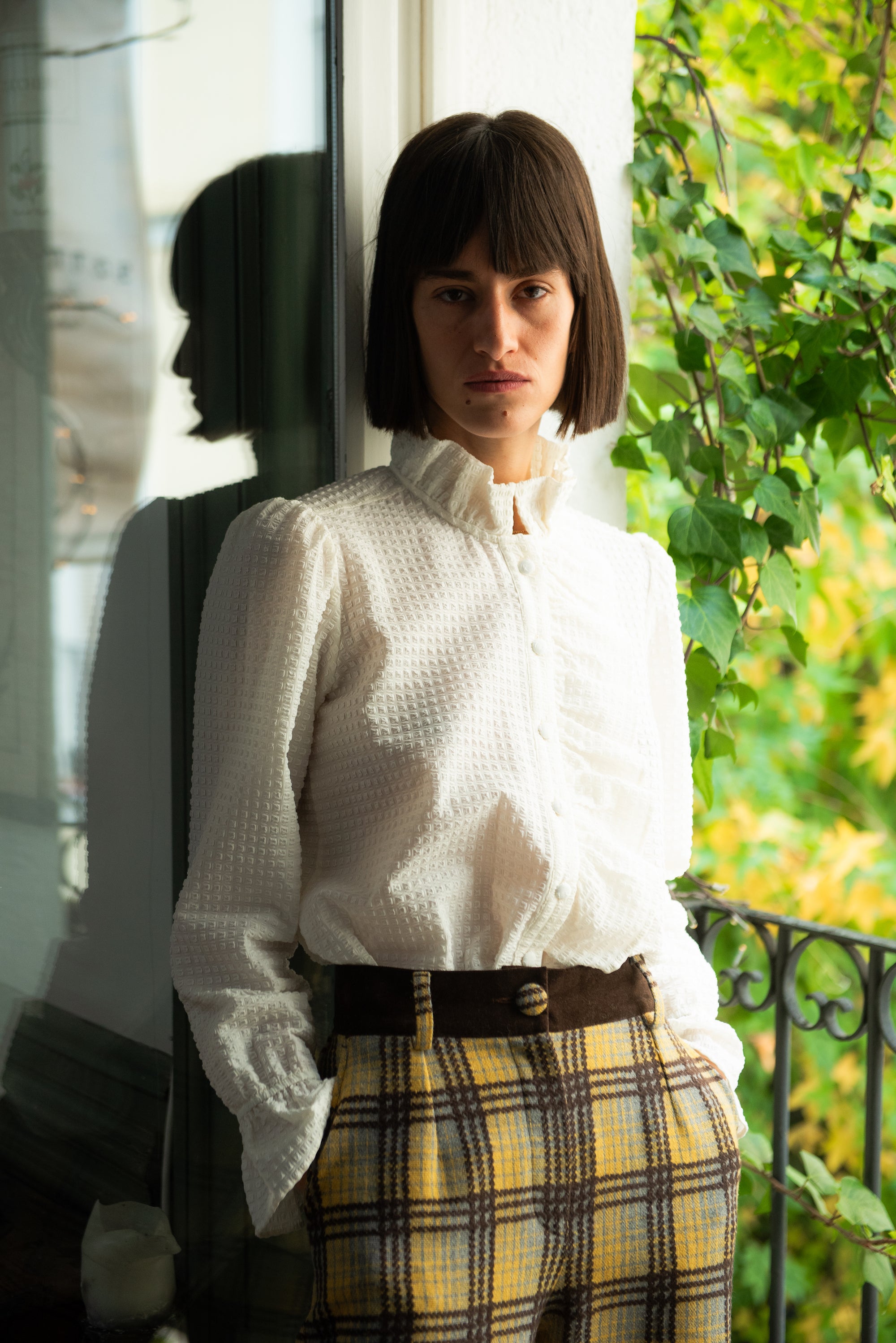 Blusa Valdora Volantes Blanca