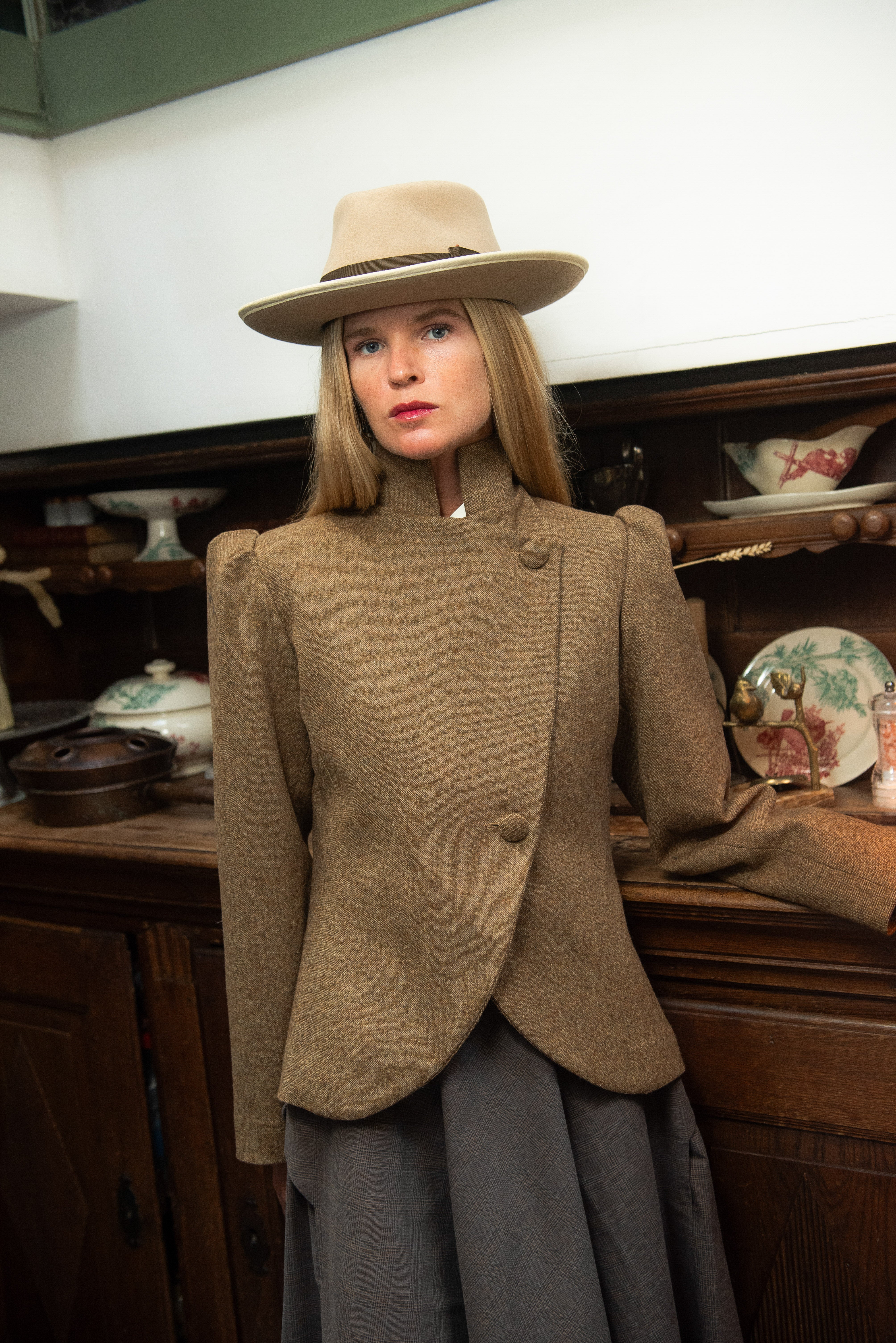 Chaqueta Selmatt Lana Marrón