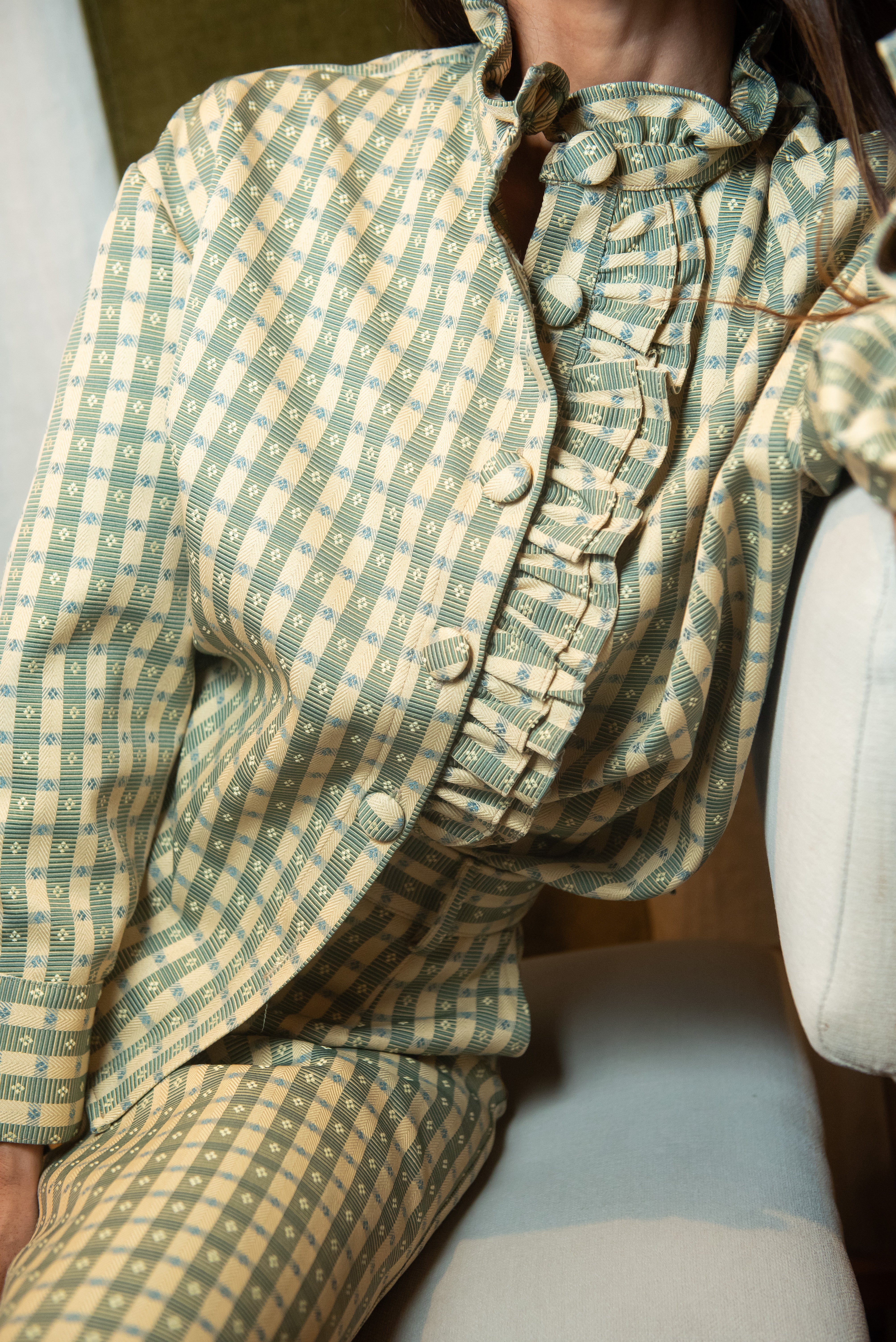 Sobrecamisa Virgo Rayas Verde