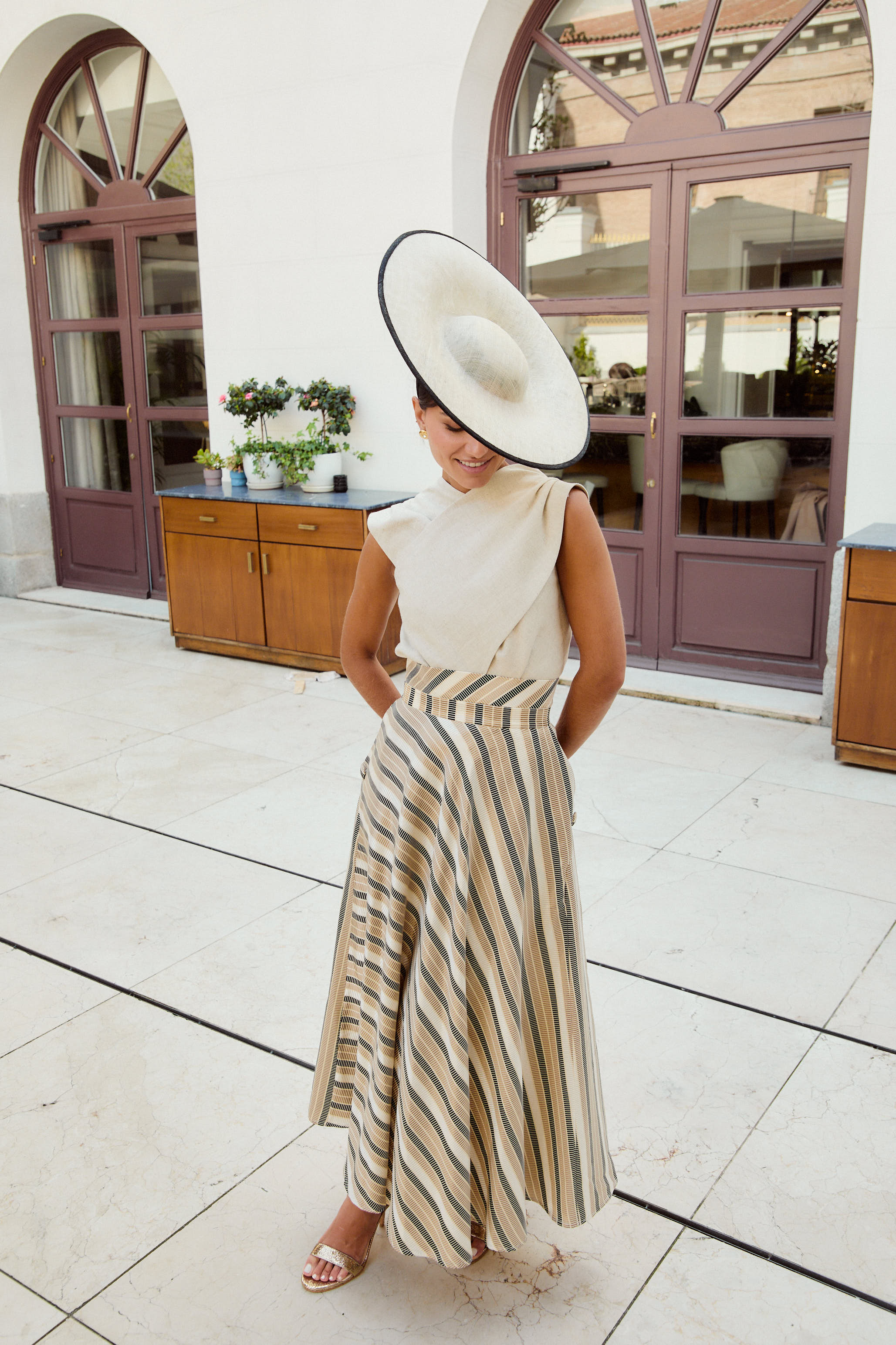 Versailles Striped Skirt