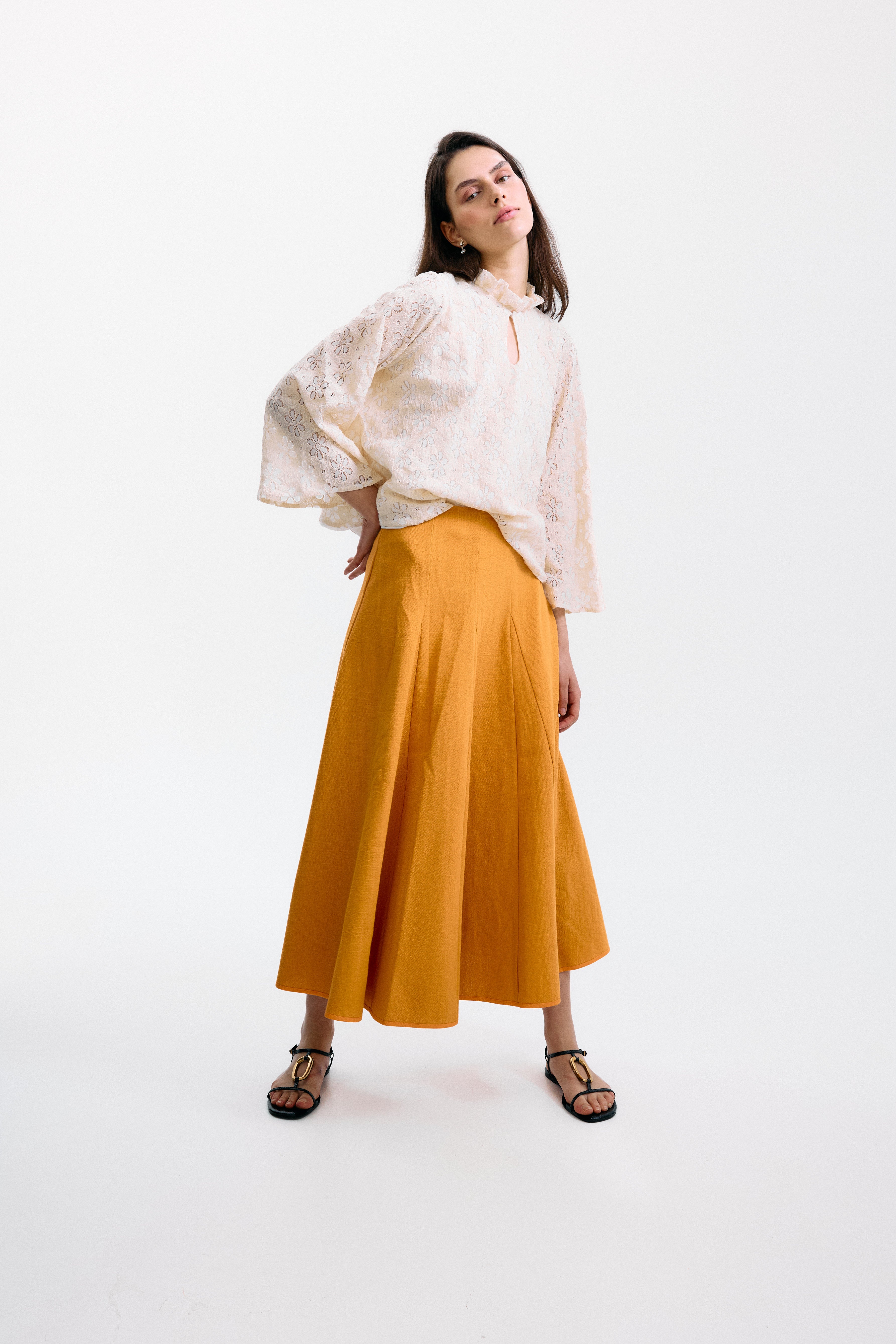 Falda Ora D`Oro Naranja-PRE ORDER