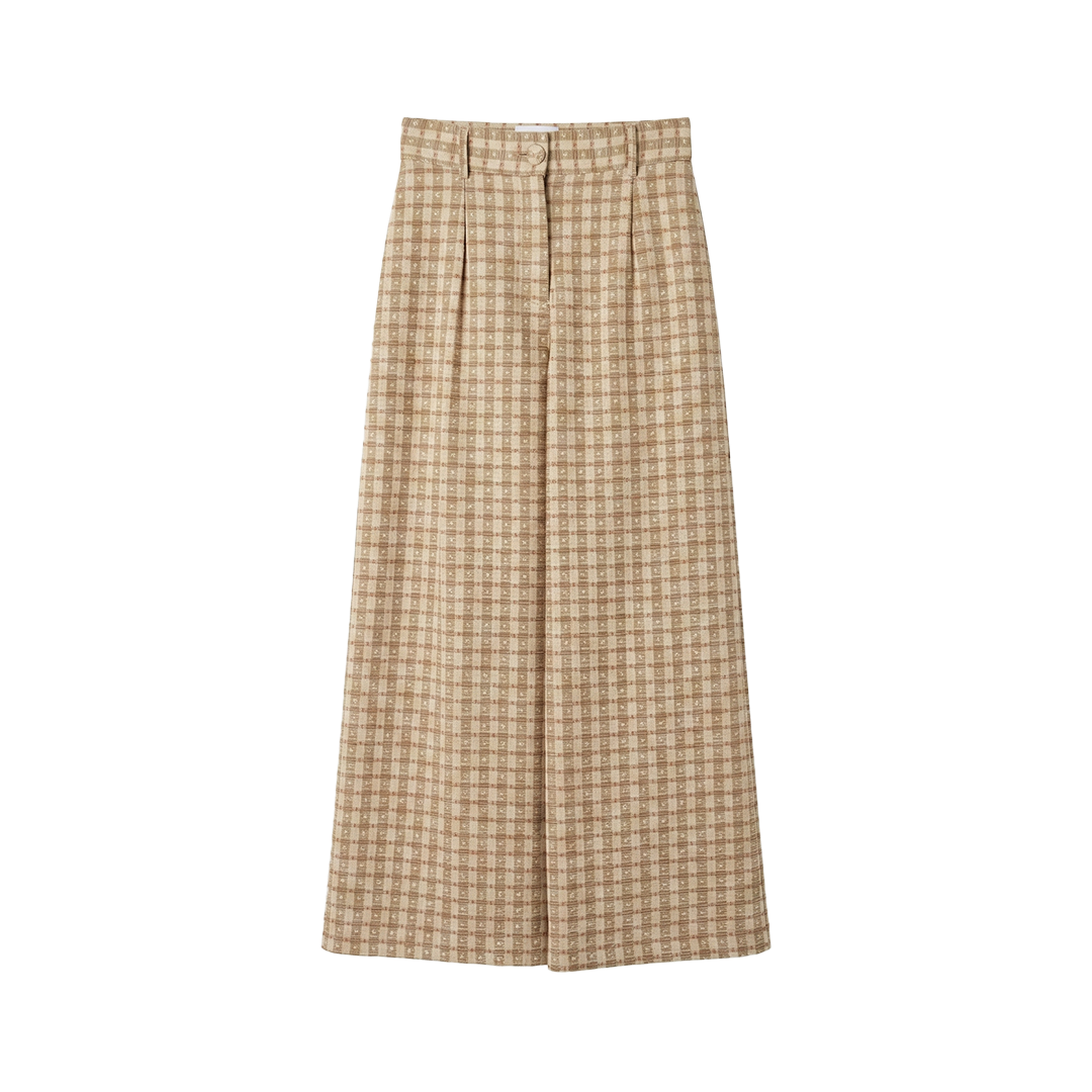 Calças às riscas laranja Capricórnio