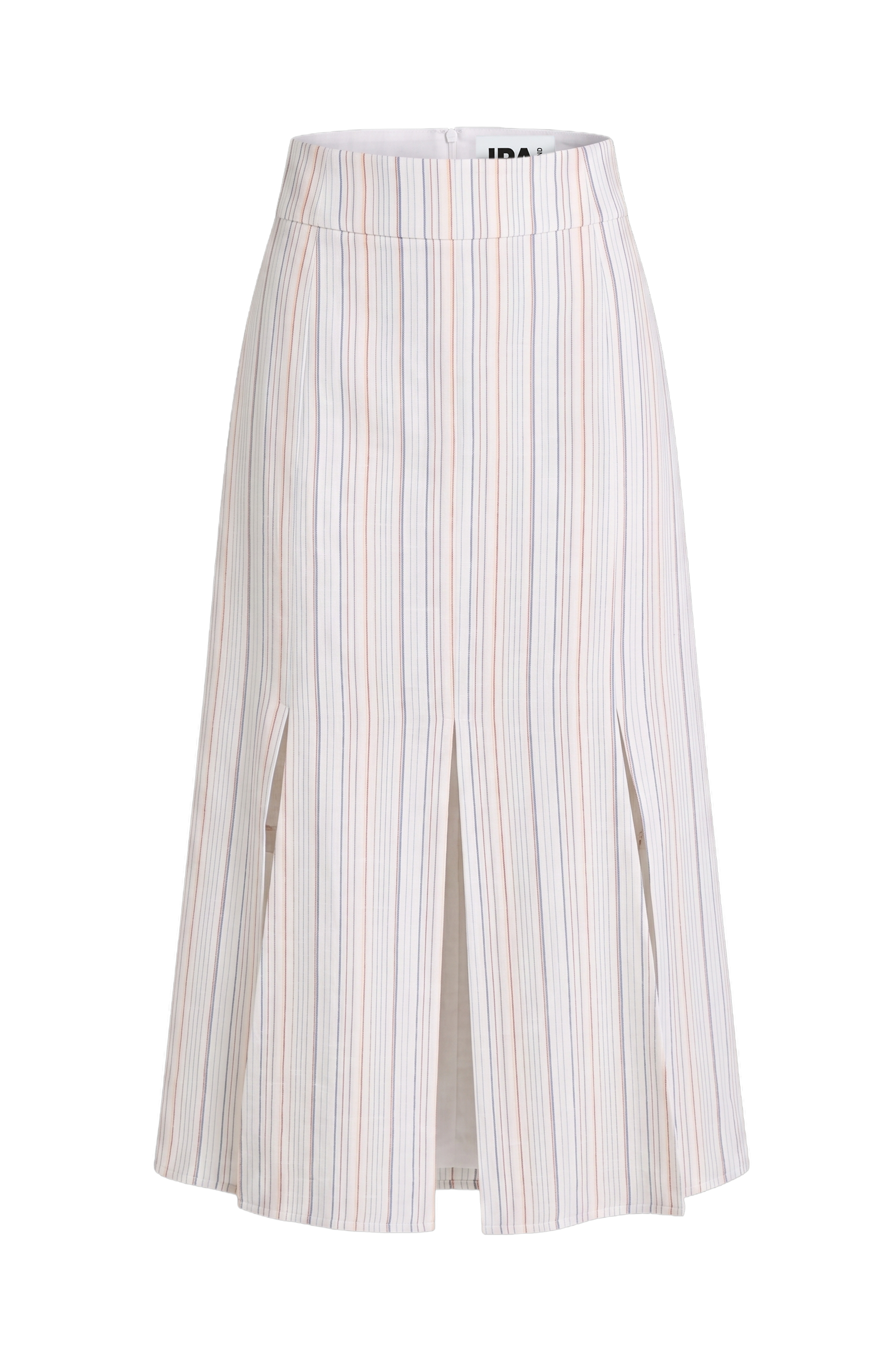 Falda Armonia Crudo Rayas Beige