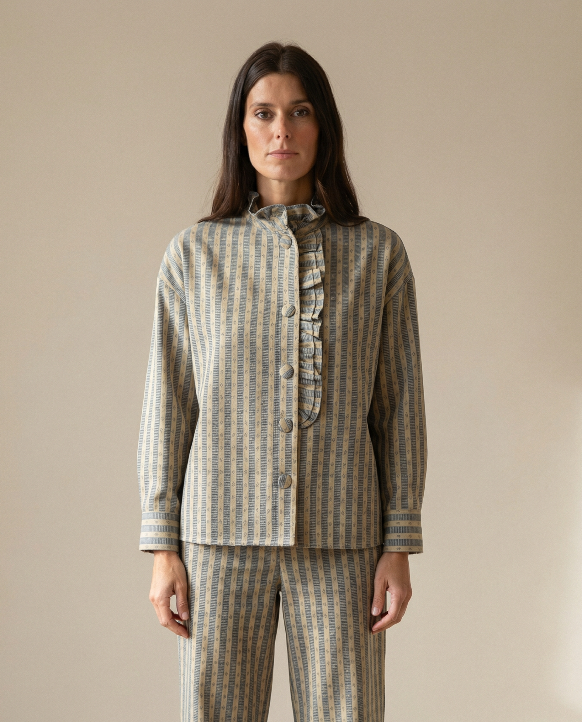 Sobrecamisa Tauro Rayas Azul