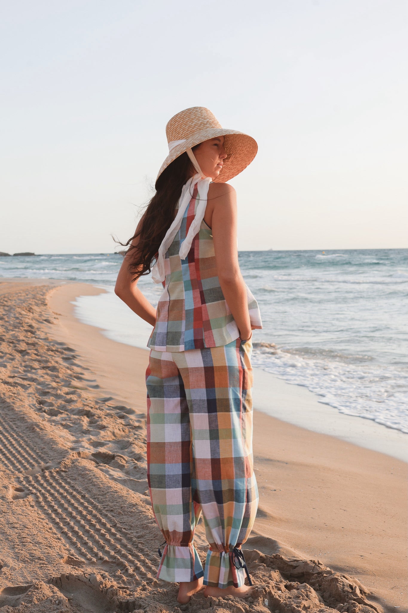 Pantalón Mar Cuadros de Colores