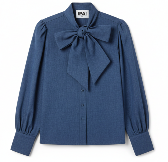 Blusa Libre Lazo Azul