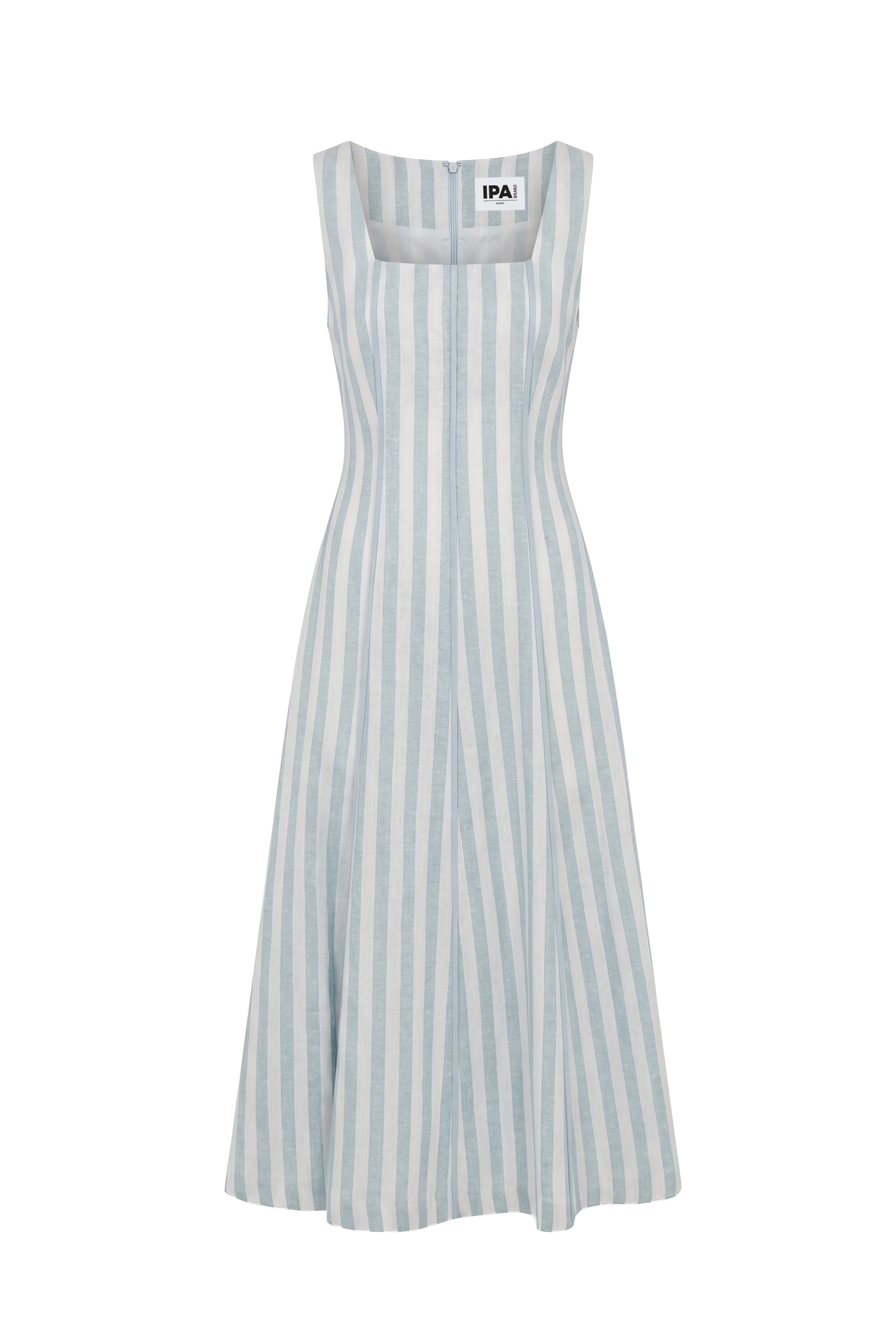 Costiera Multi-Stripe Blue Dress