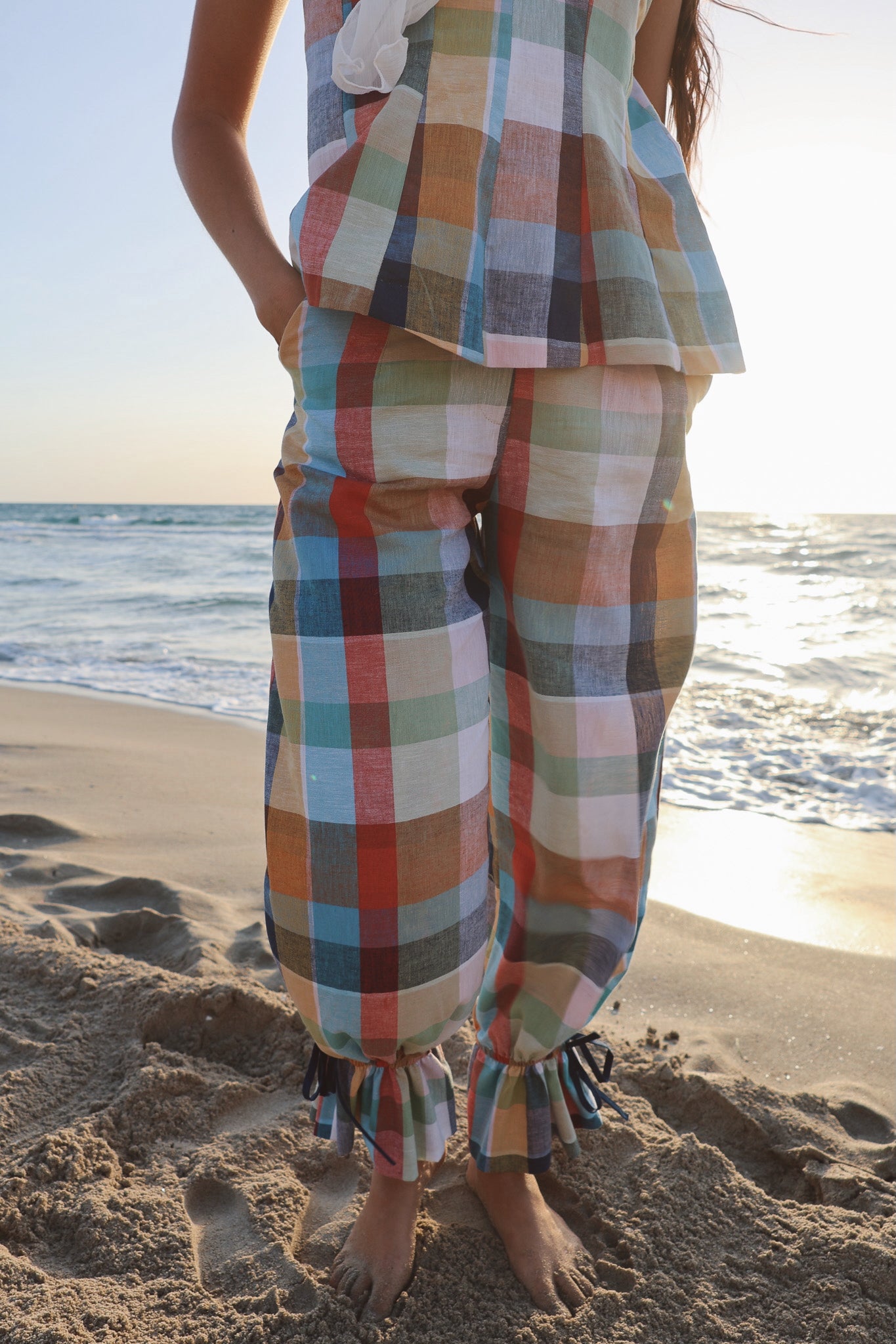 Pantalón Mar Cuadros de Colores