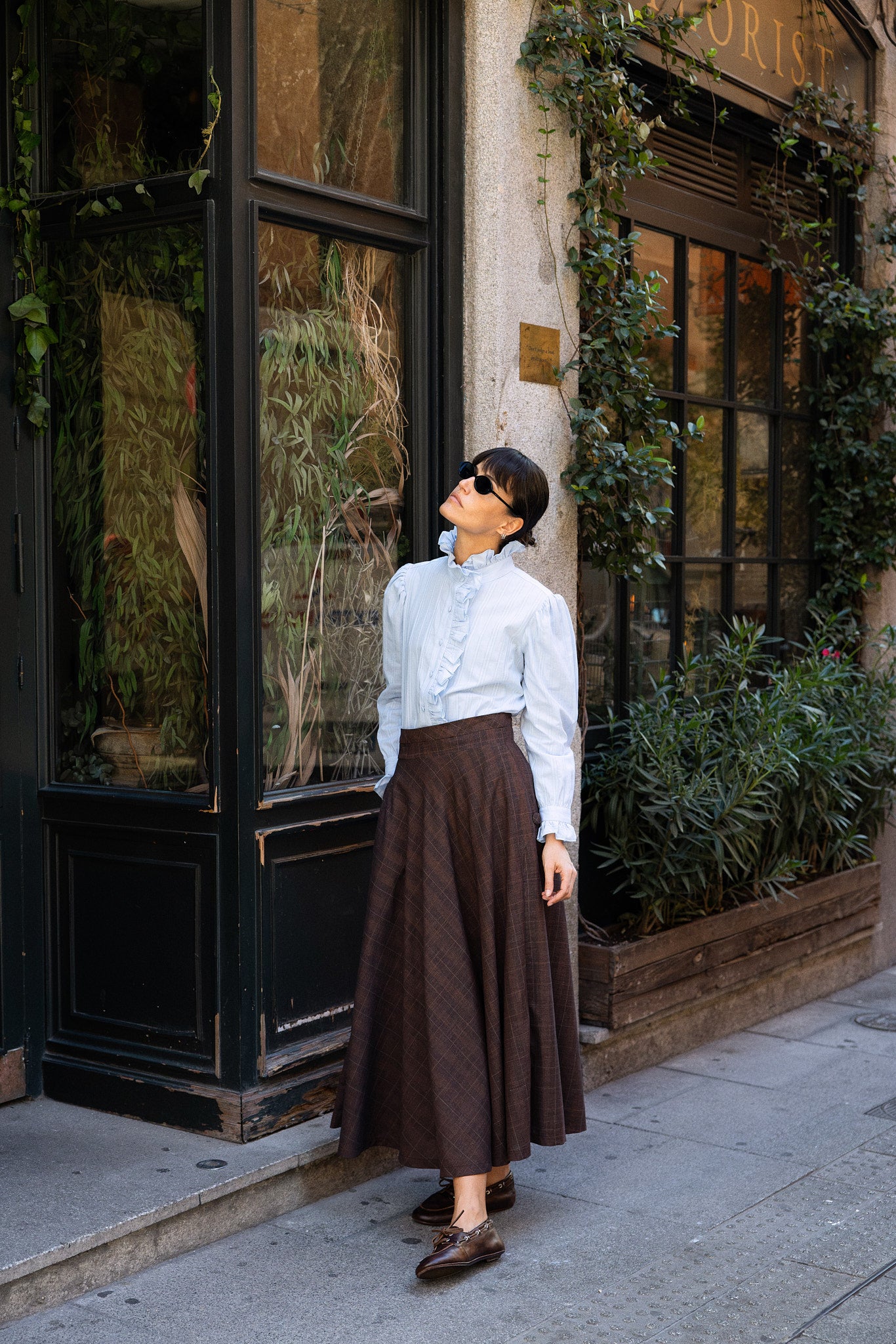 Blusa Juliette Volante Azul