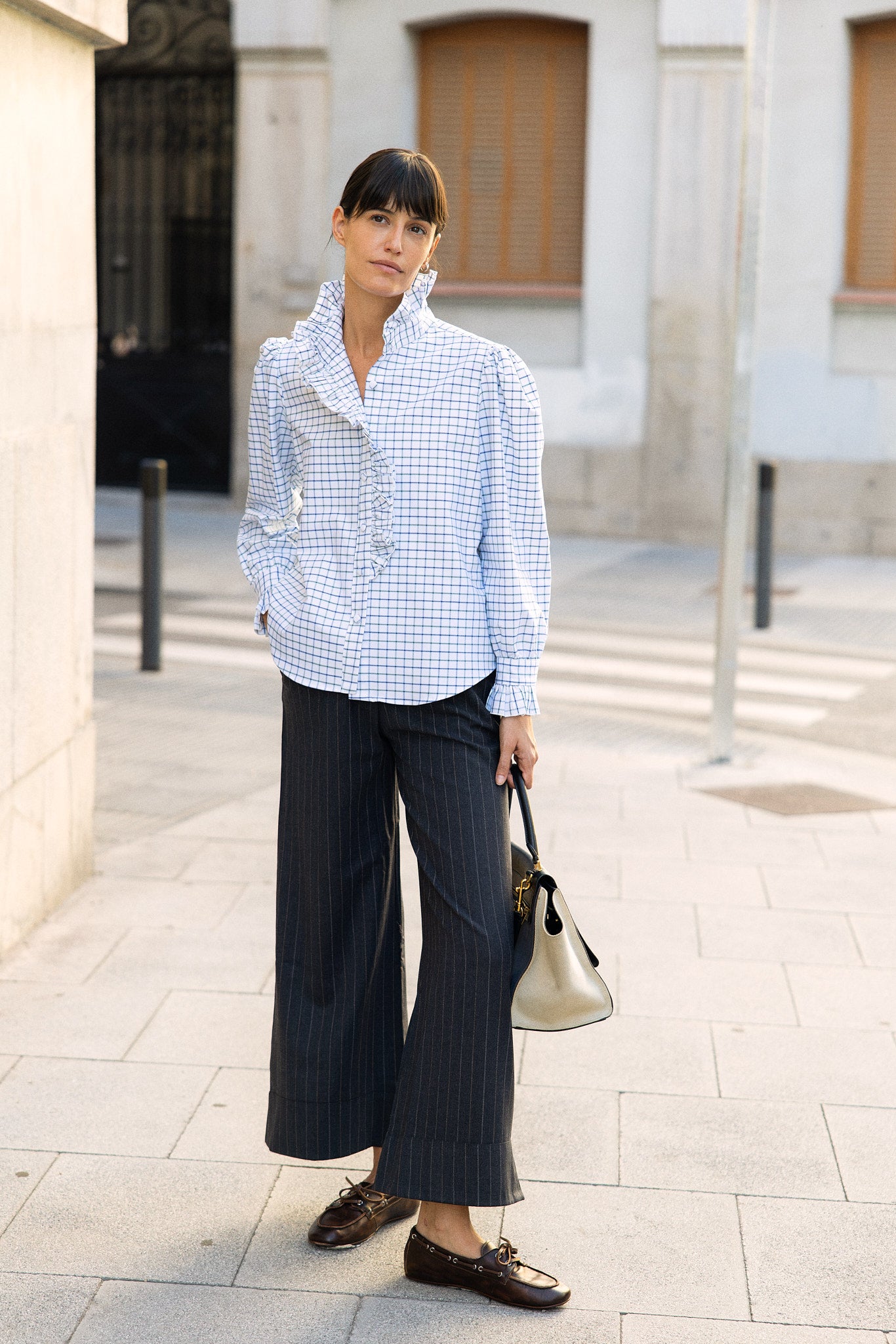 Pantalón Gabrielle Gris Raya Diplomática