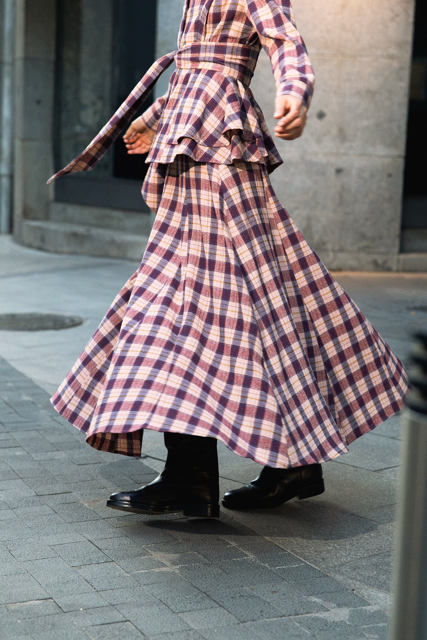 Falda Chloé Cuadros