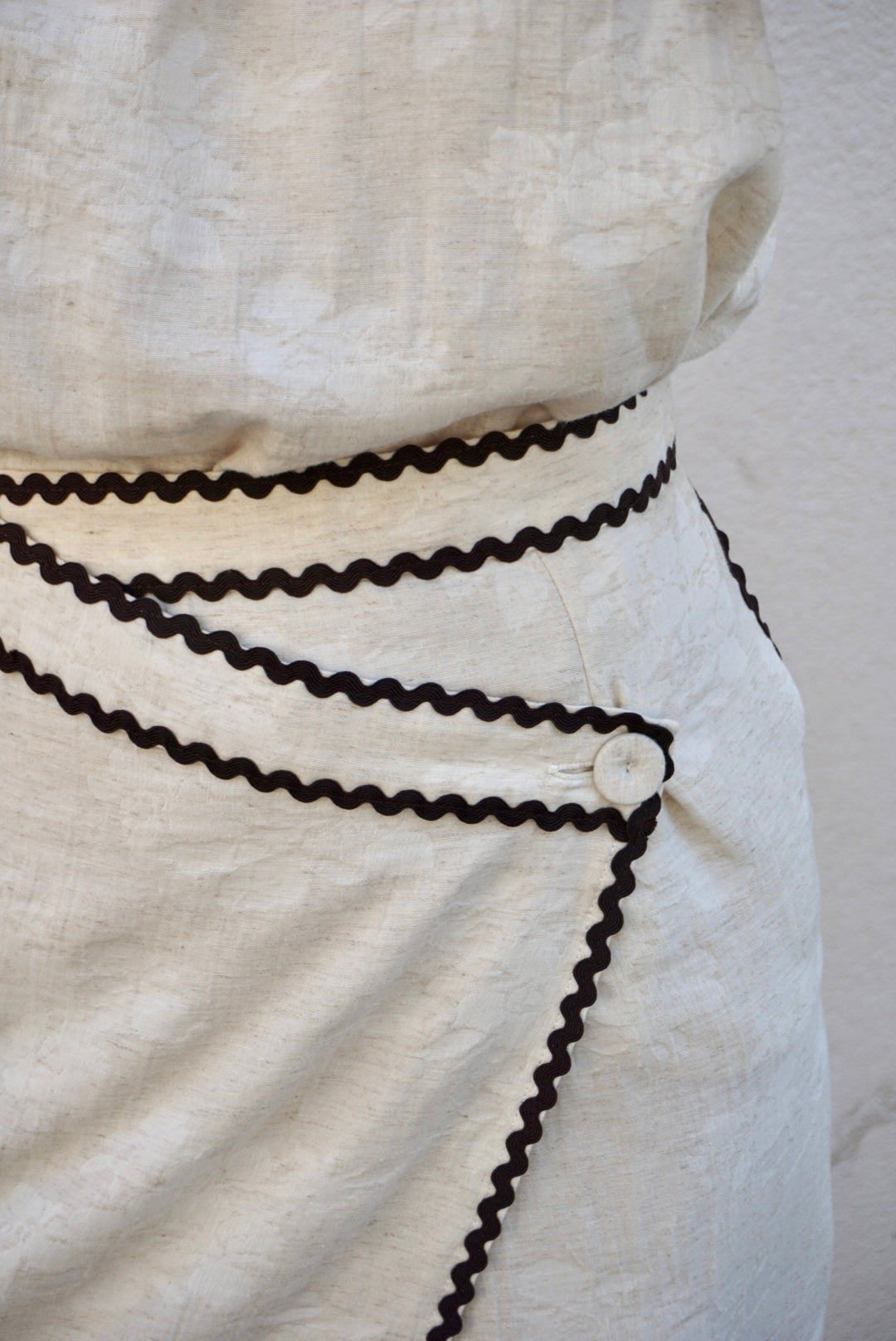 Falda Bari Estampado Beige