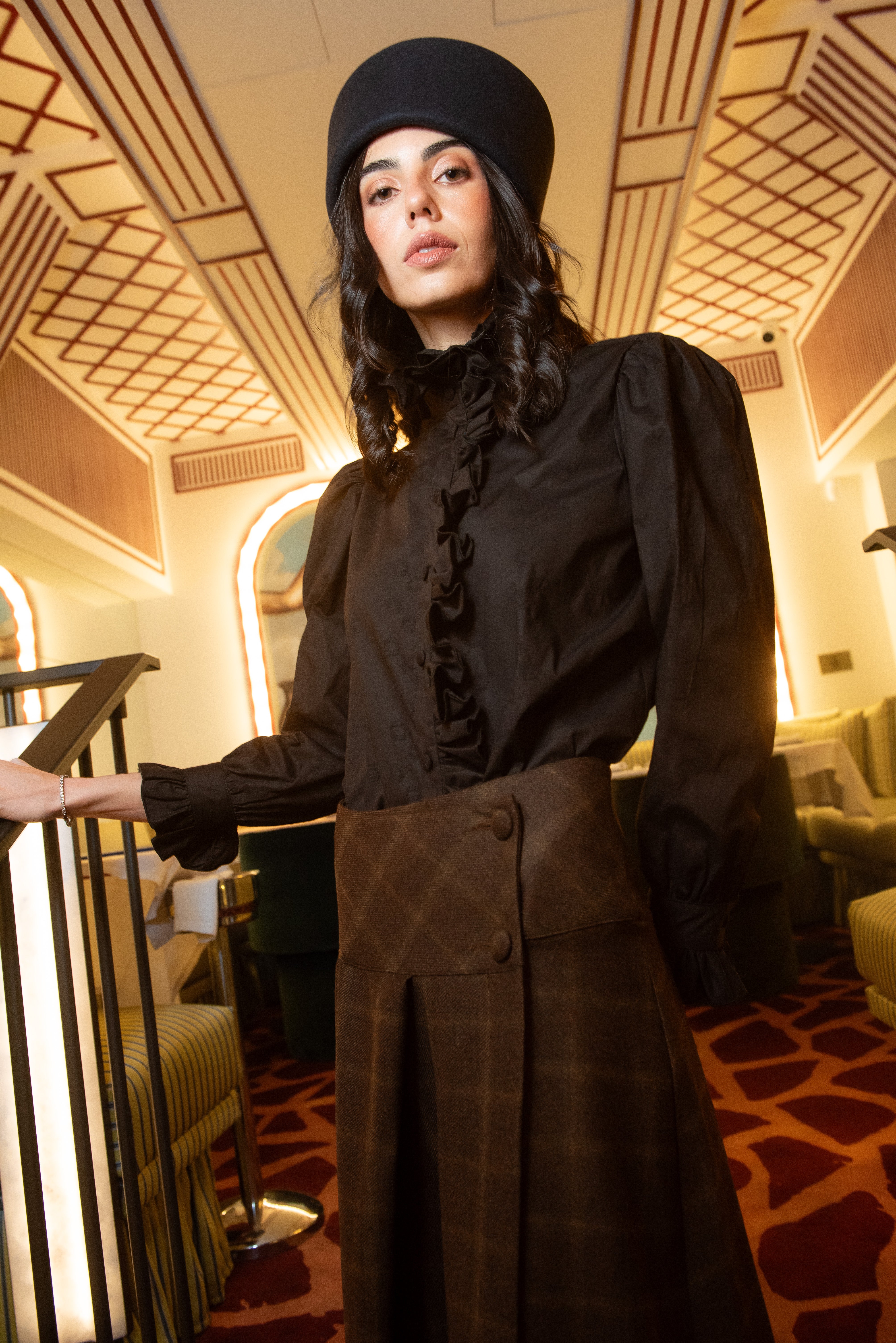 Winter Tale Blouse Black