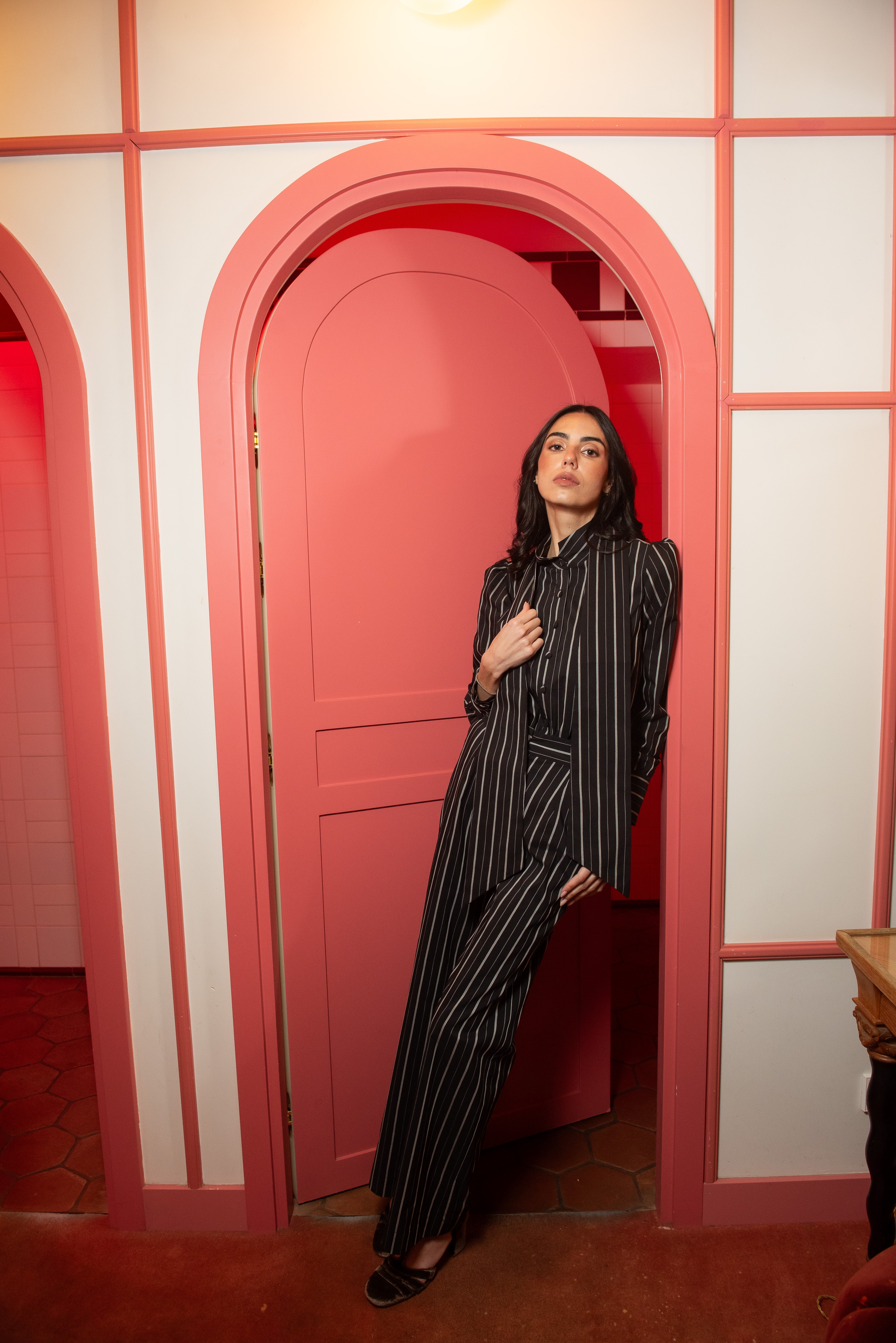 Blusa Warmth Rayas Blanco y Negro