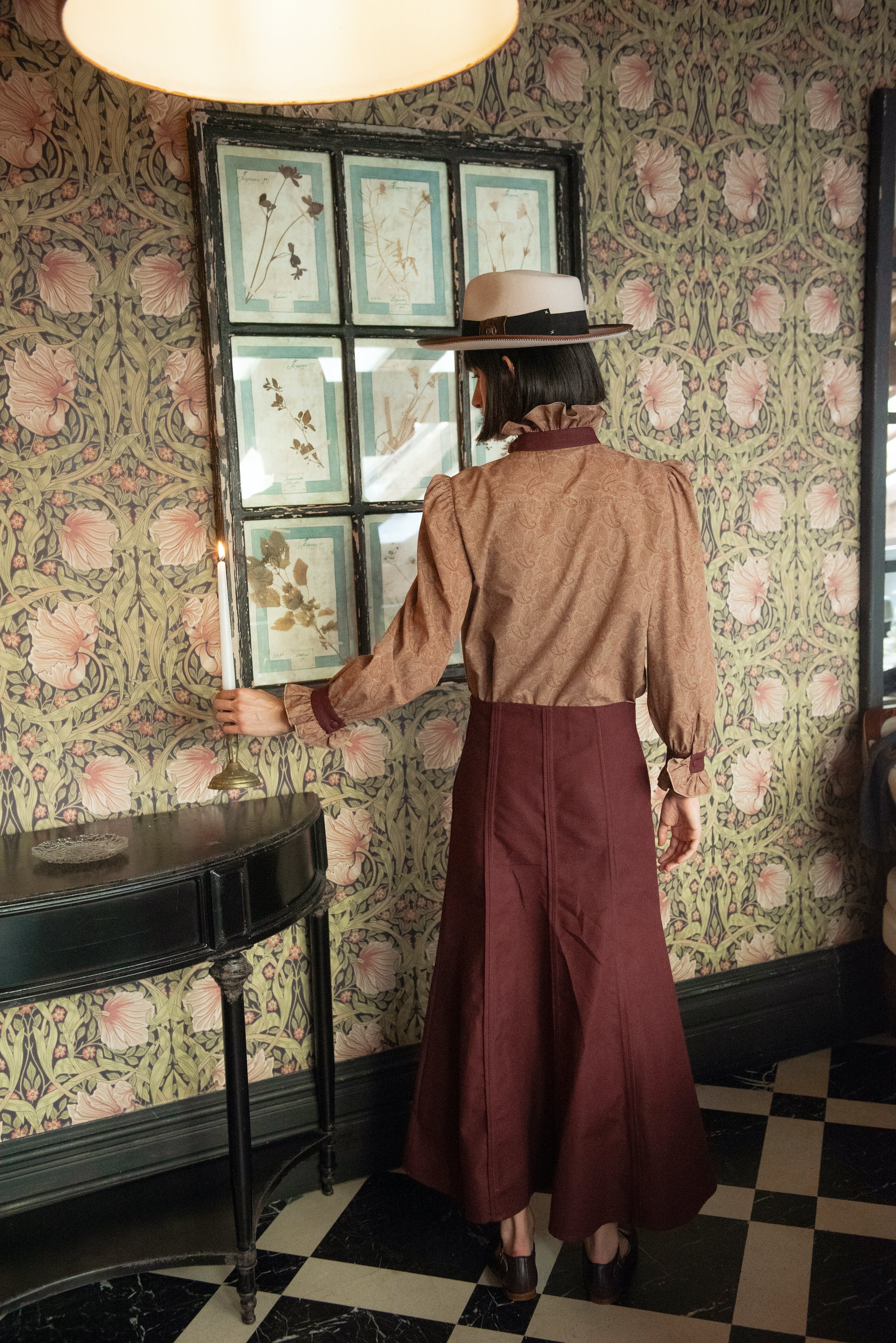 Montblanc Burgundy Skirt