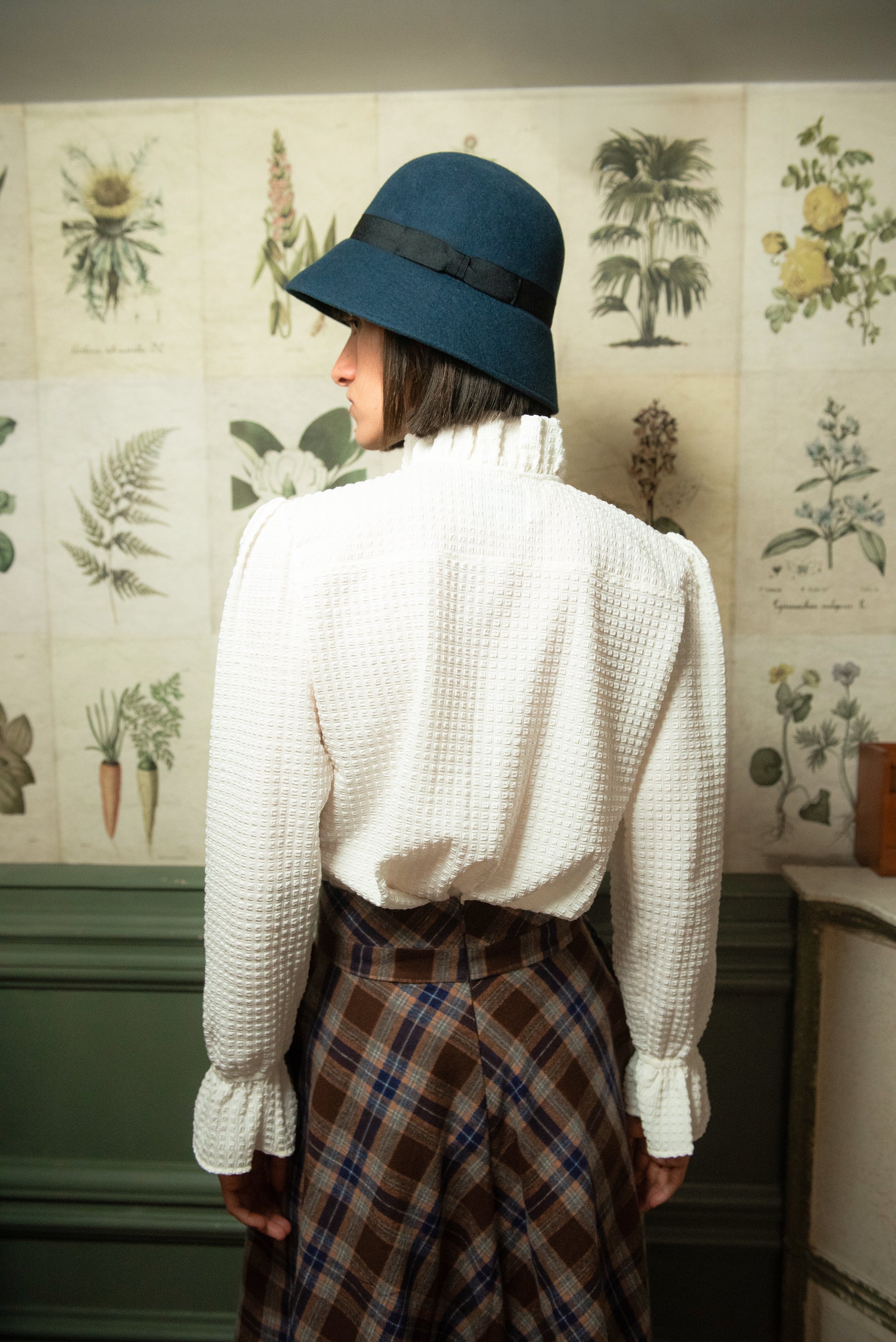 Blusa Valdora Volantes Blanca