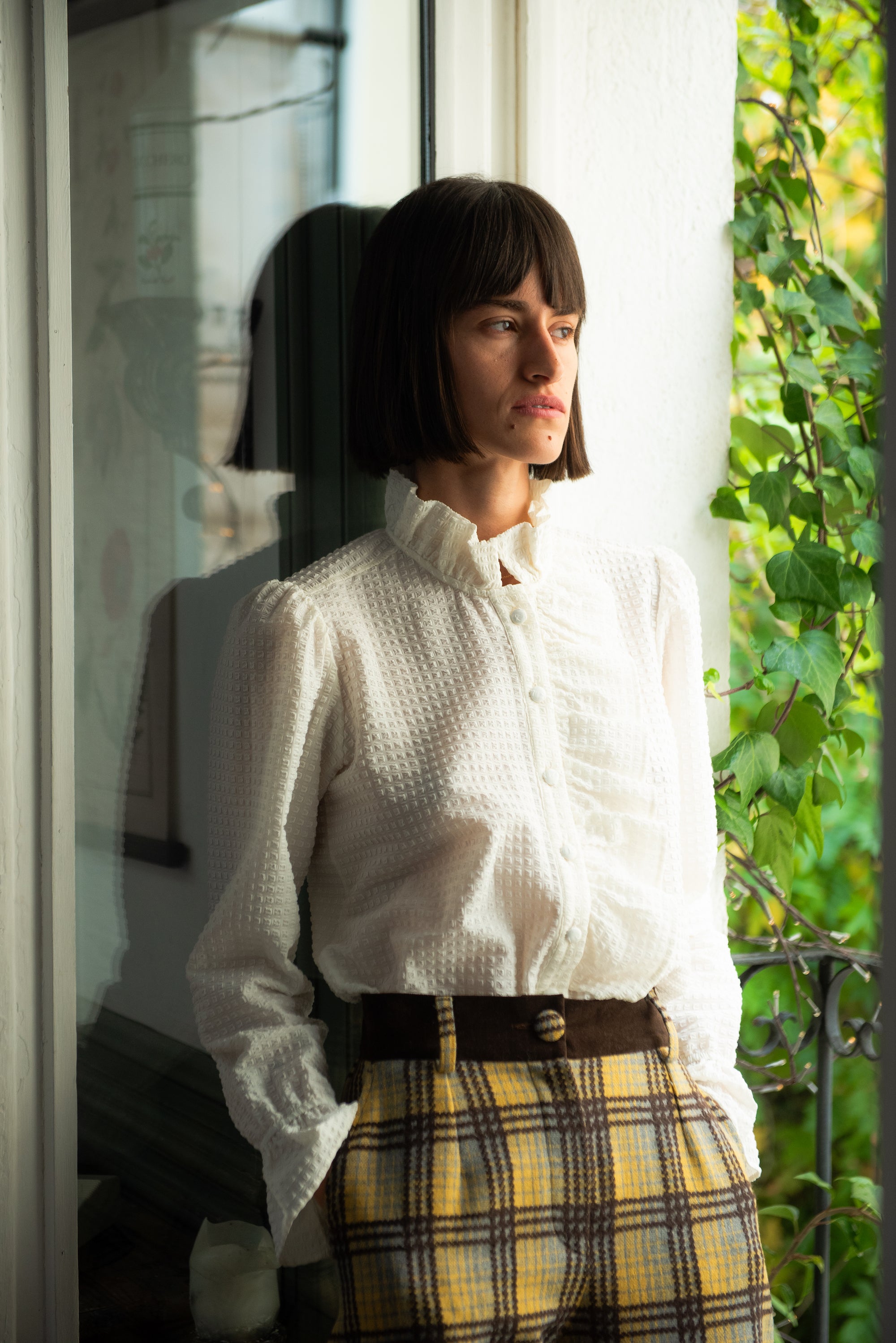 Blusa Valdora Volantes Blanca