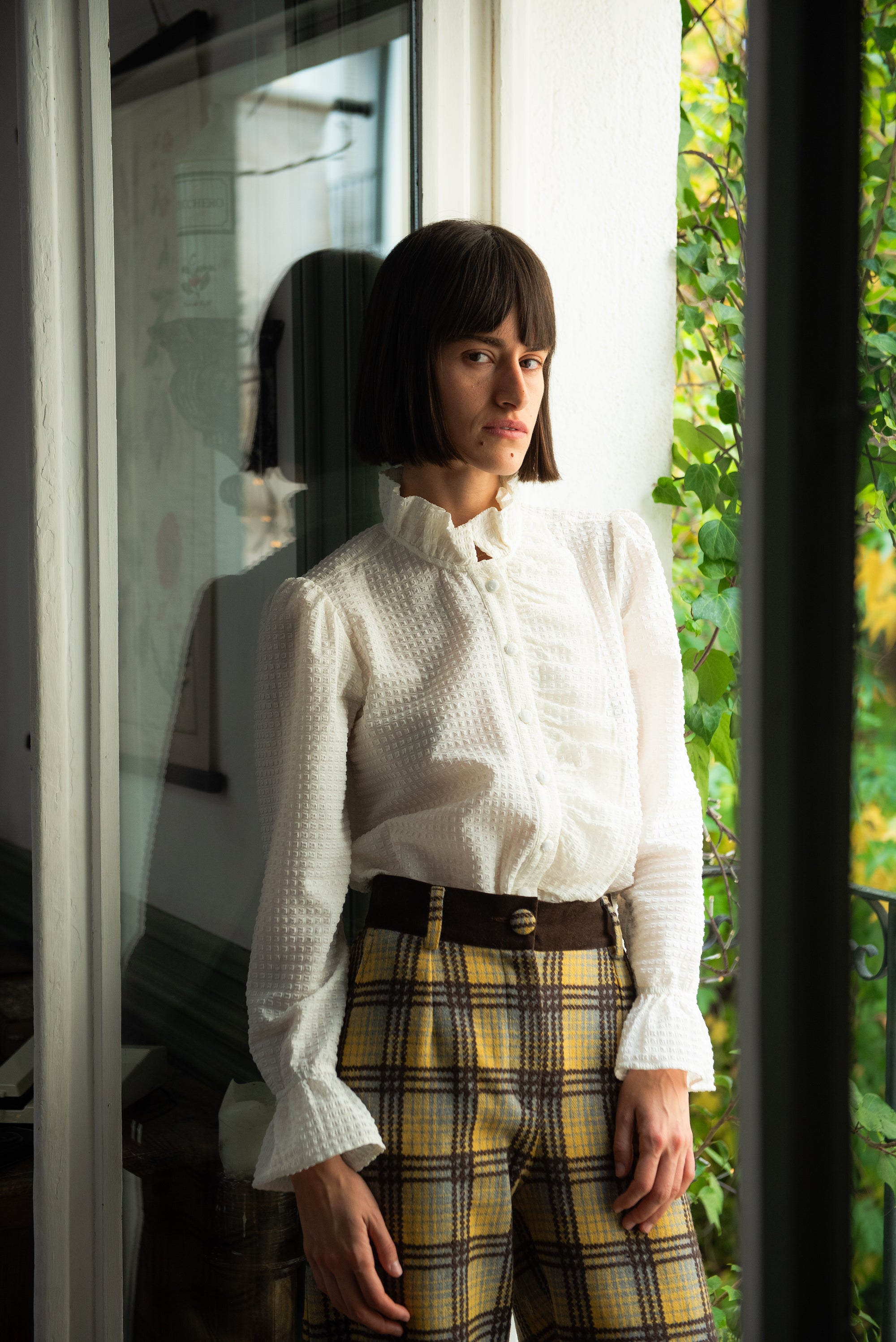 Blusa Valdora Volantes Blanca