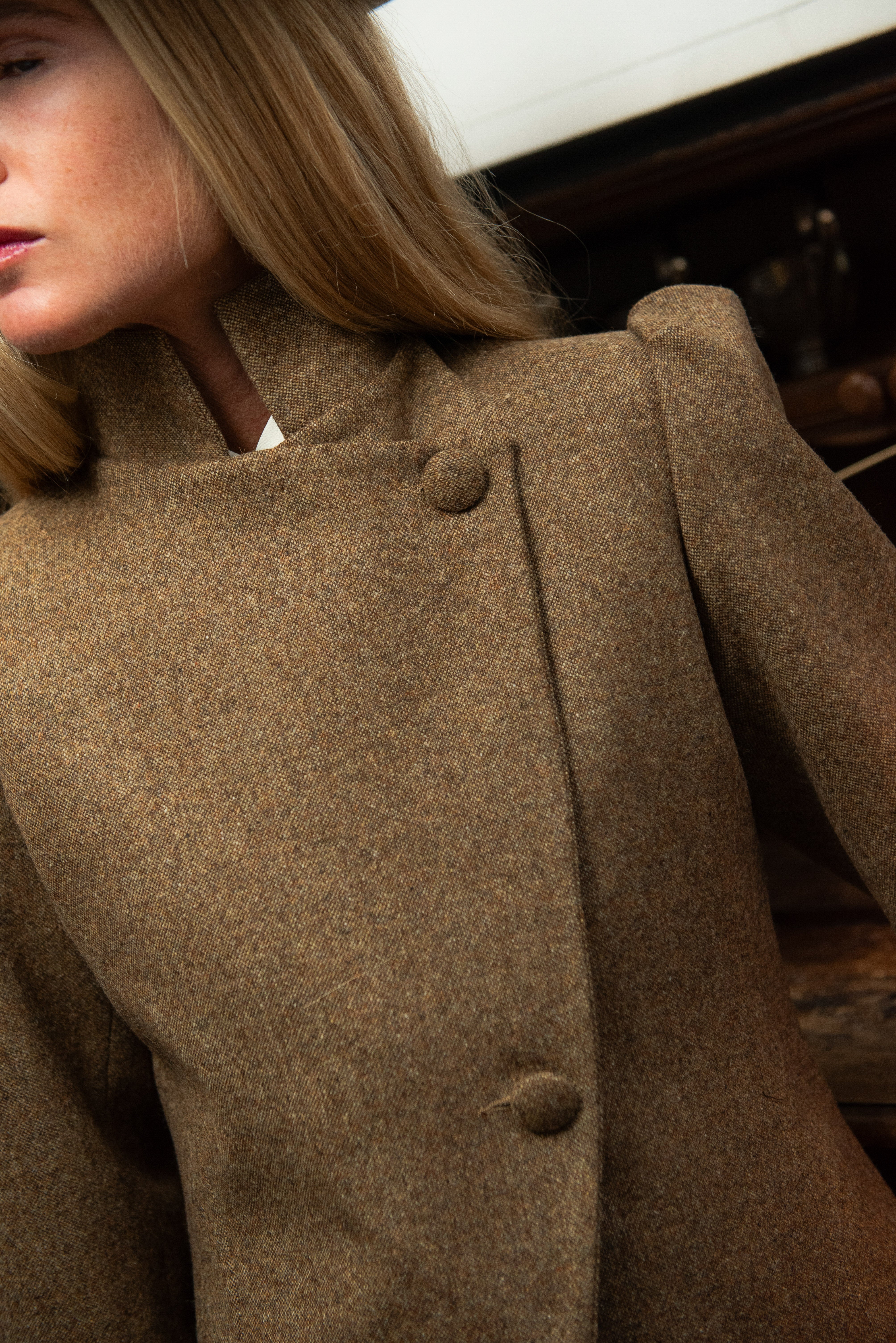 Chaqueta Selmatt Lana Marrón