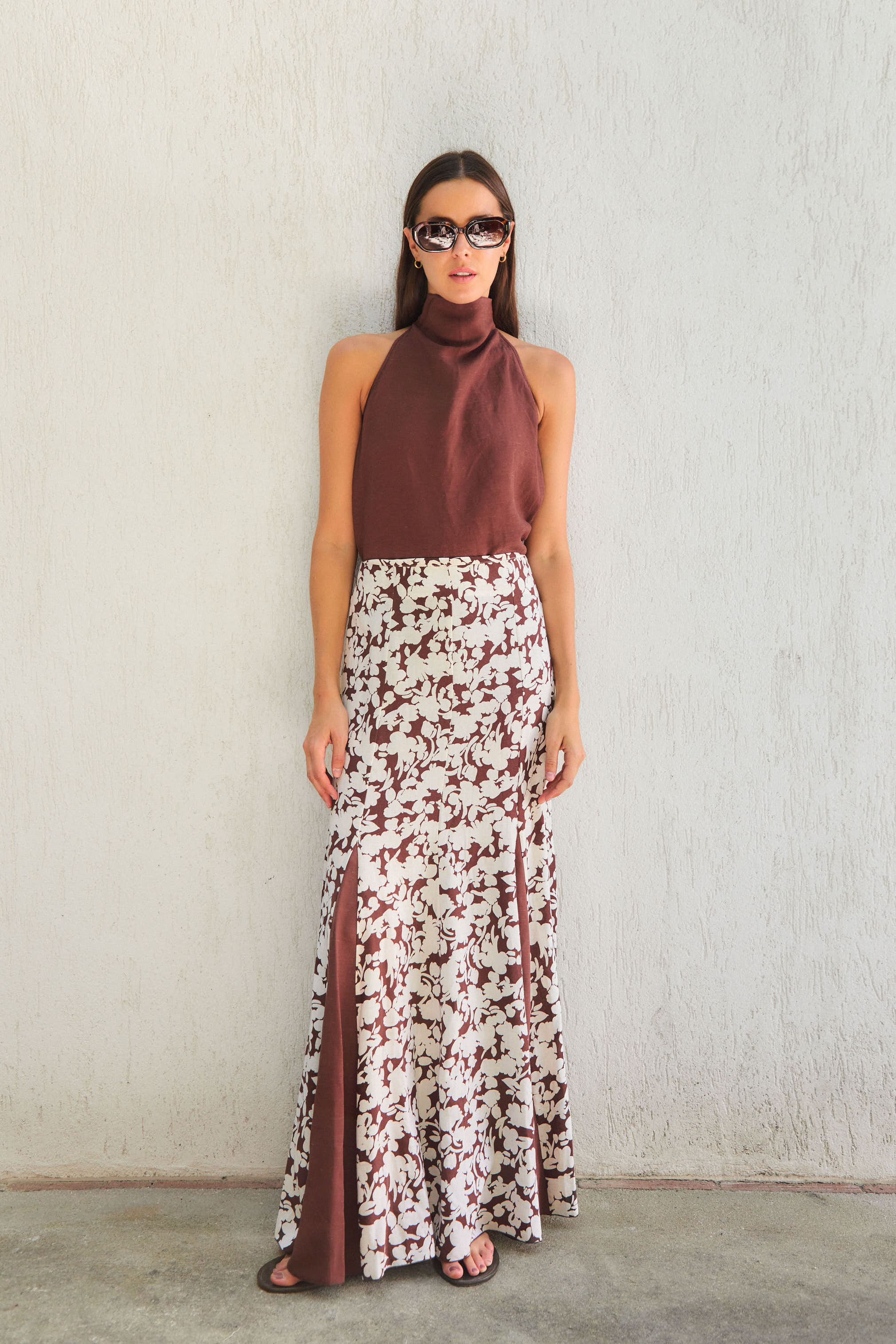 Aurora Skirt Brown