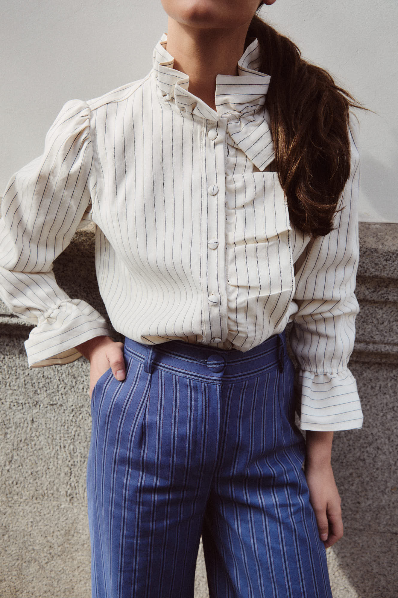 La Margarita Striped Blouse