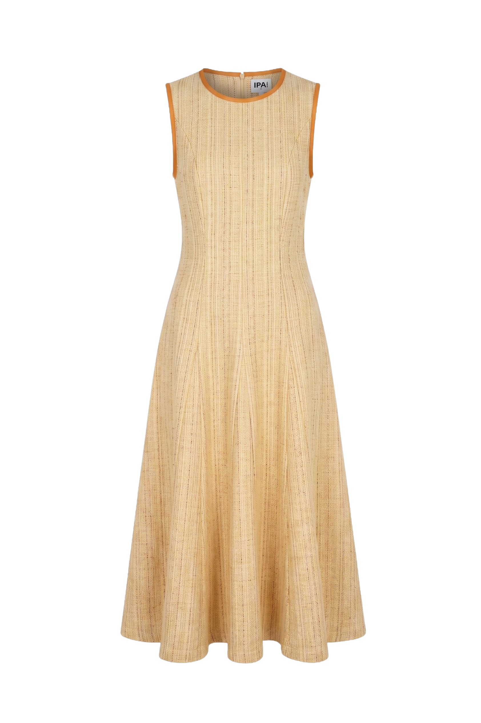 Tramonto Orange Tweed Dress