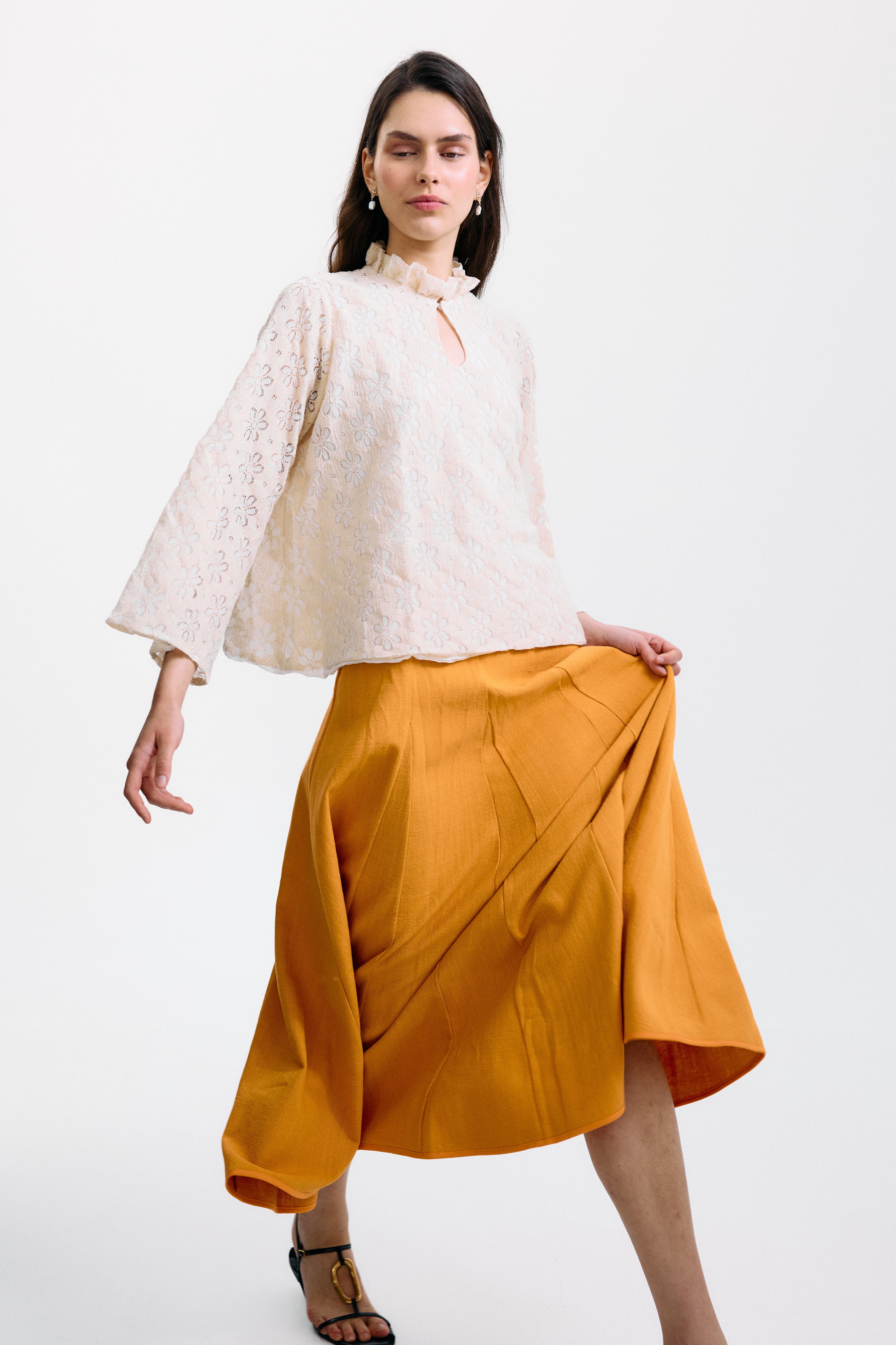 Falda Ora D`Oro Naranja-PRE ORDER