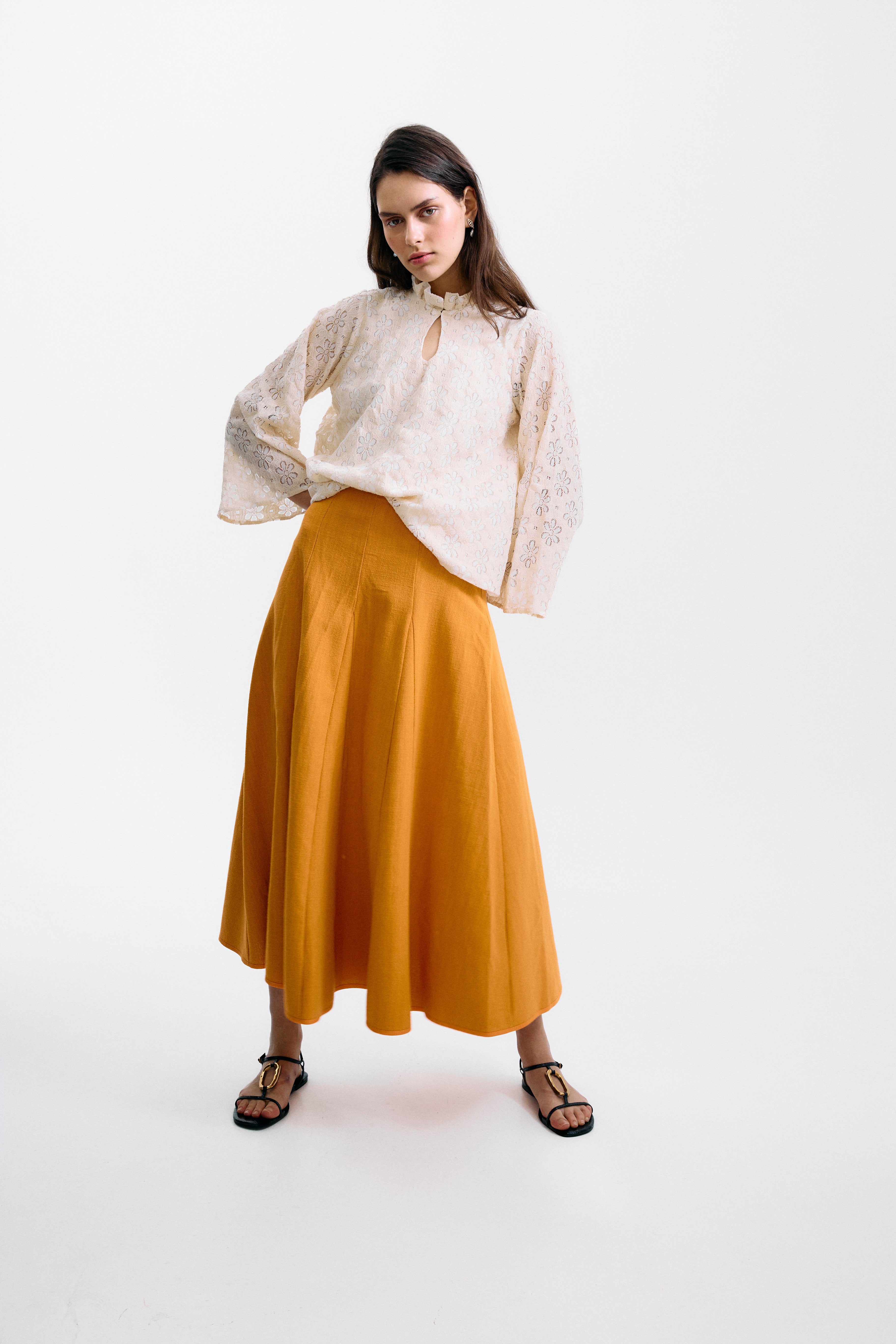 Falda Ora D`Oro Naranja-PRE ORDER