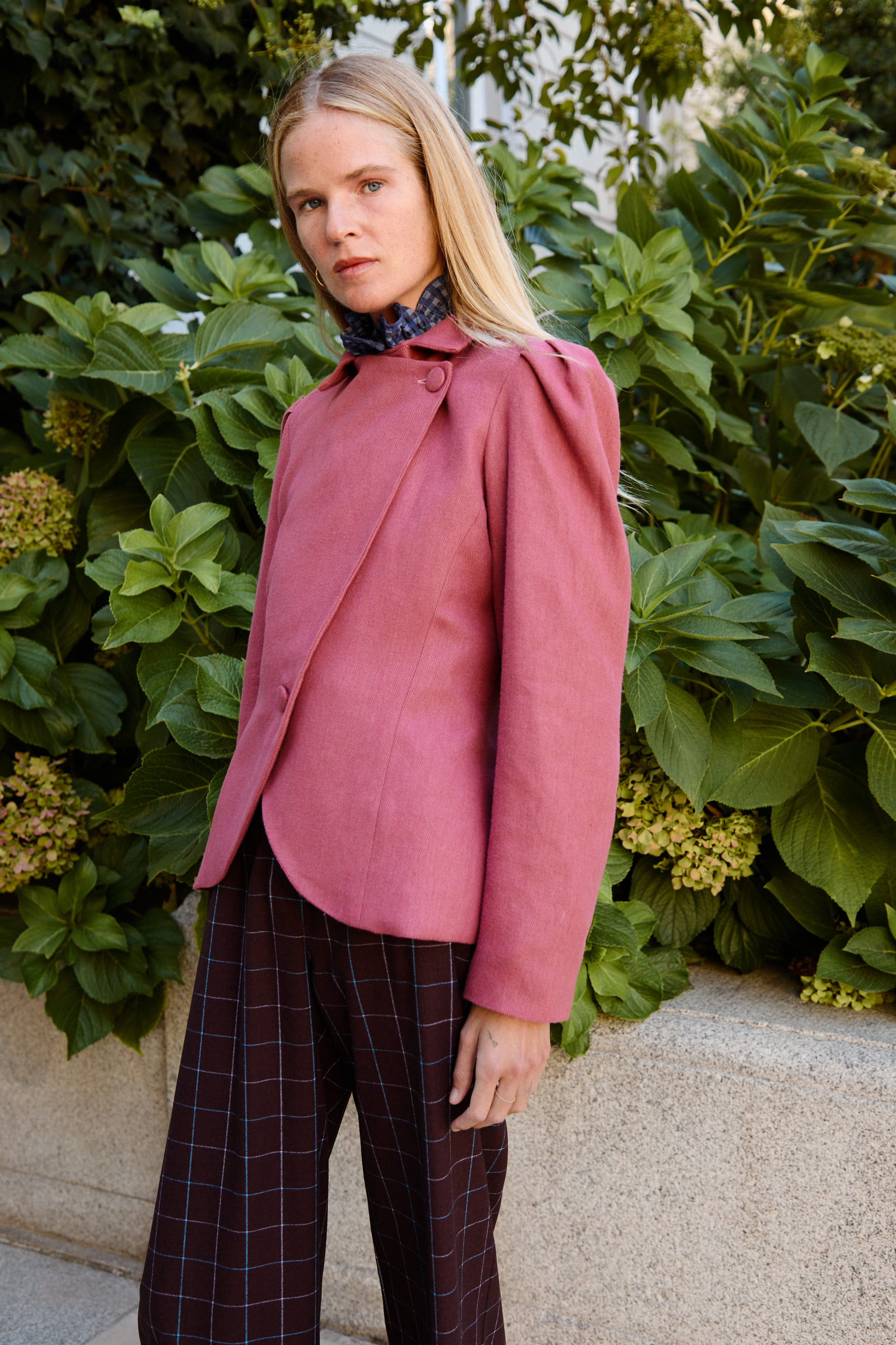 Muted Pink Wool Jacket - LIMITED EDITION