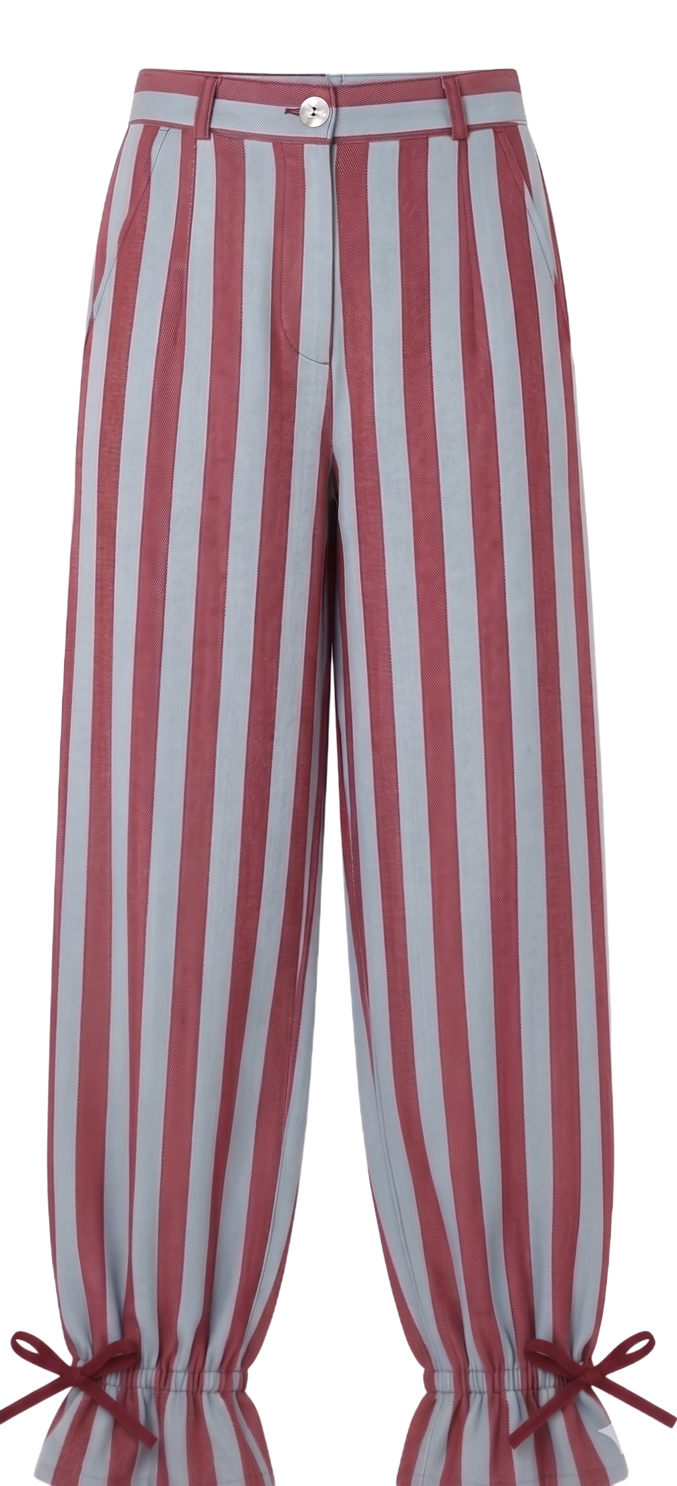 Pantalón Pausa Rayas Burdeos y Azul